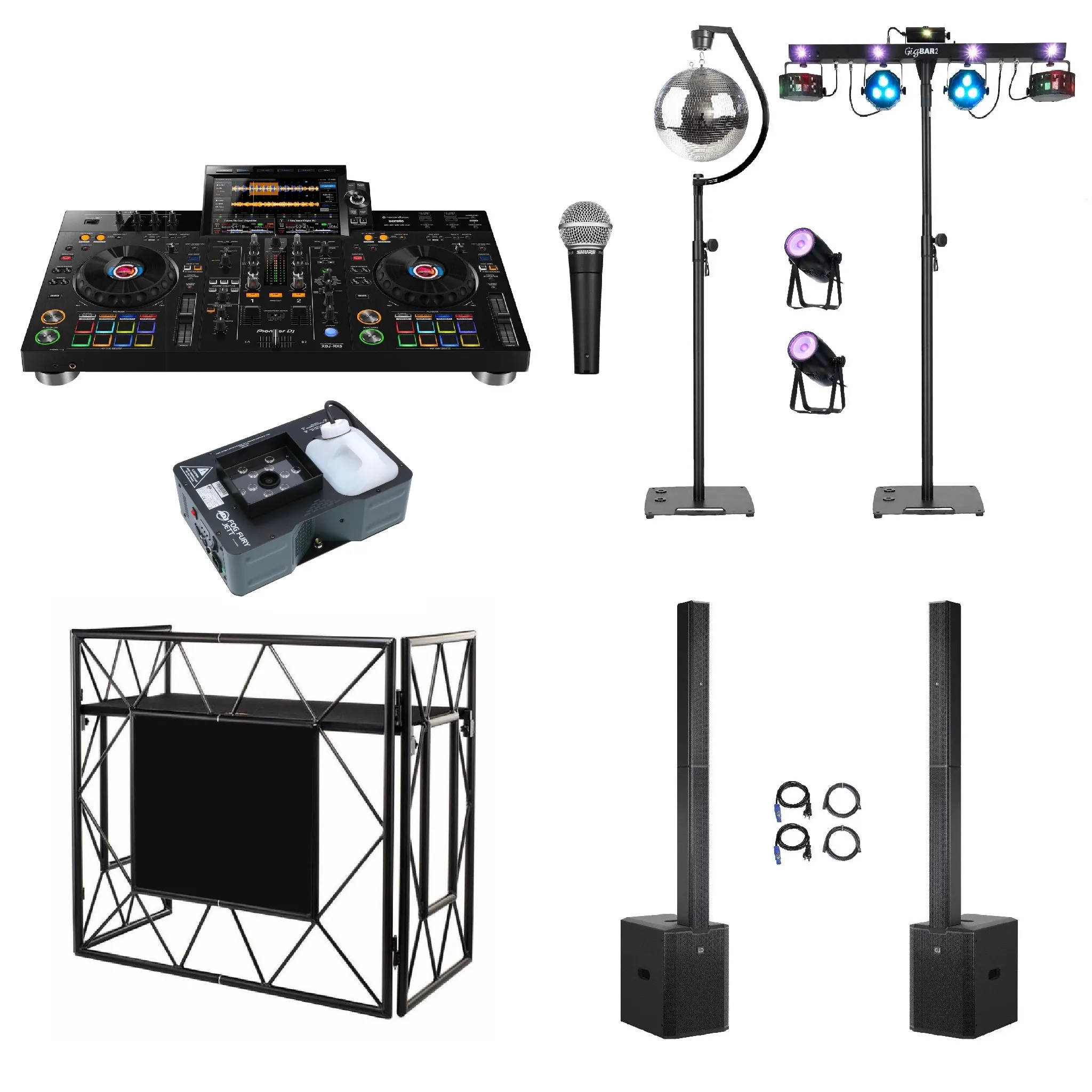 Bruiloft Geluid en Verlichting – Compleet pakket 75 personen huren