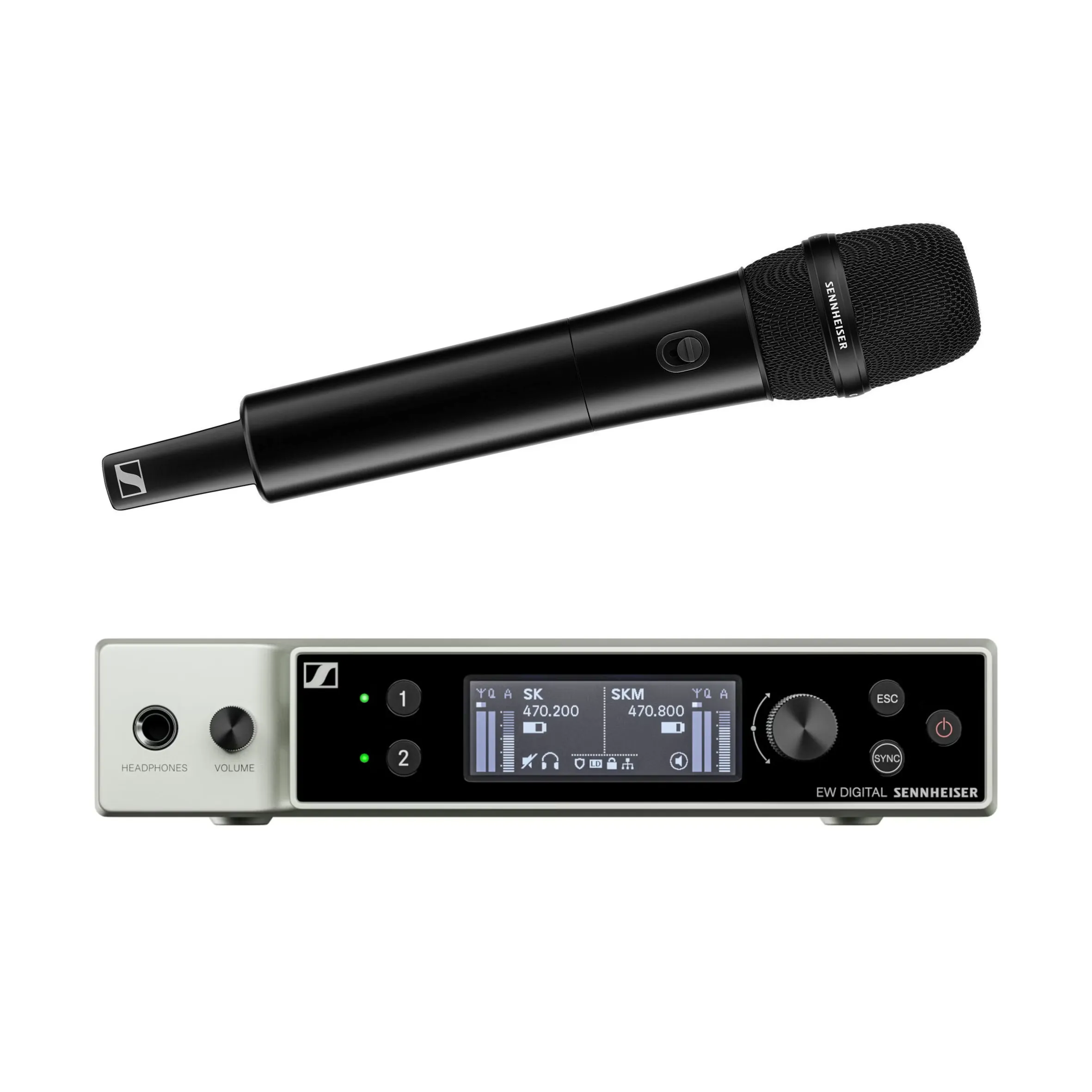 Sennheiser draadloze handheld microfoon huren