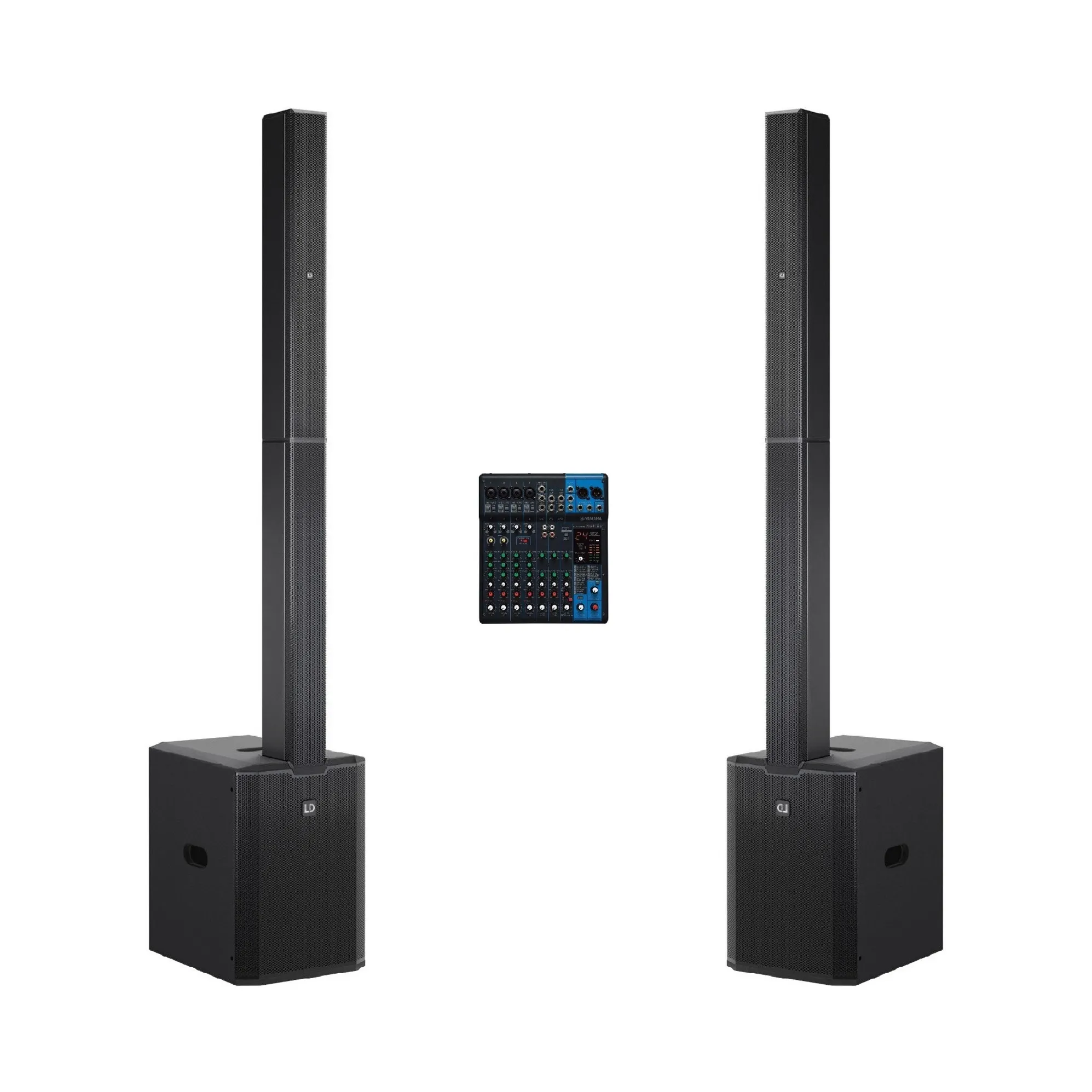 Beamer/TV speakerset 150 personen huren