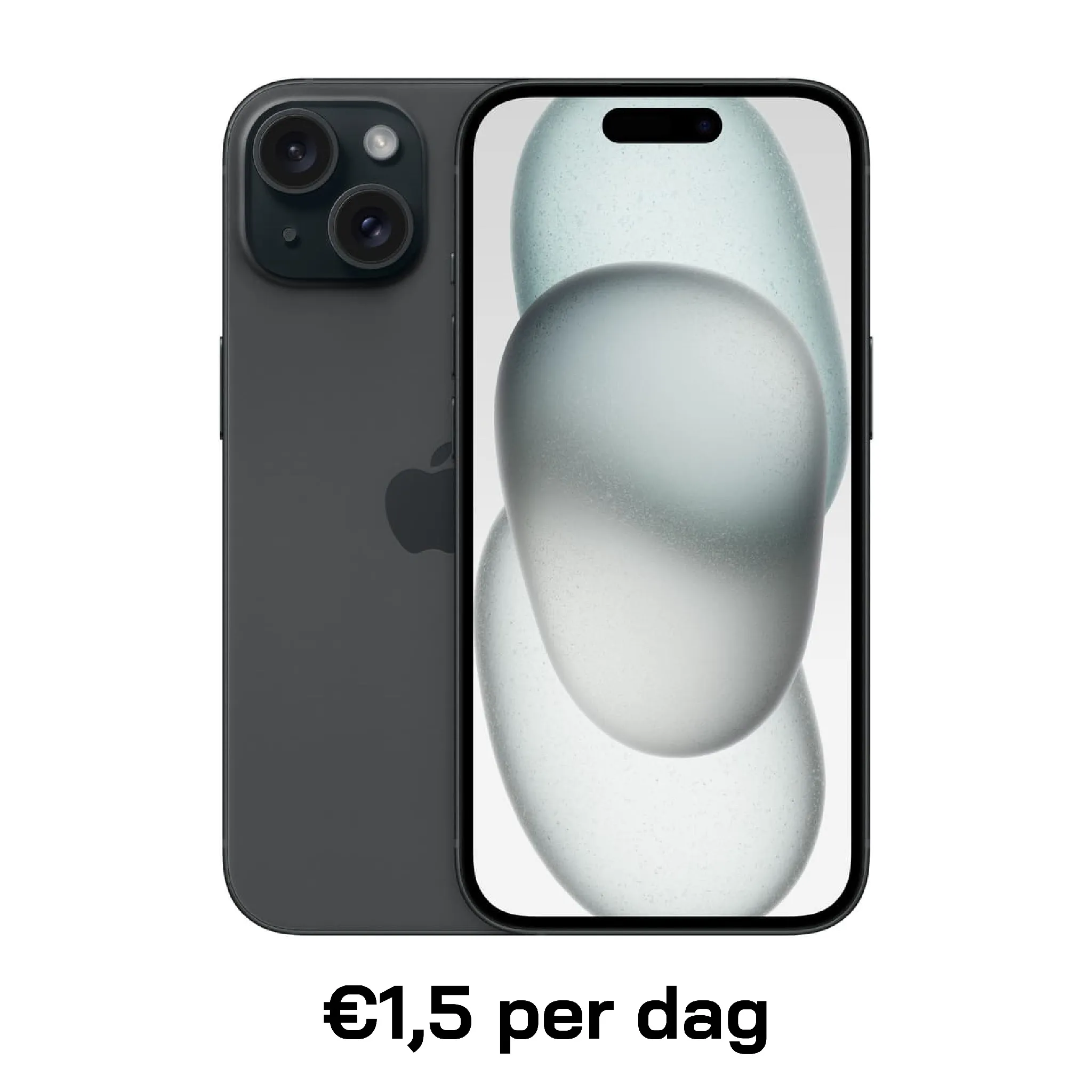 iPhone 15 128gb zwart huren