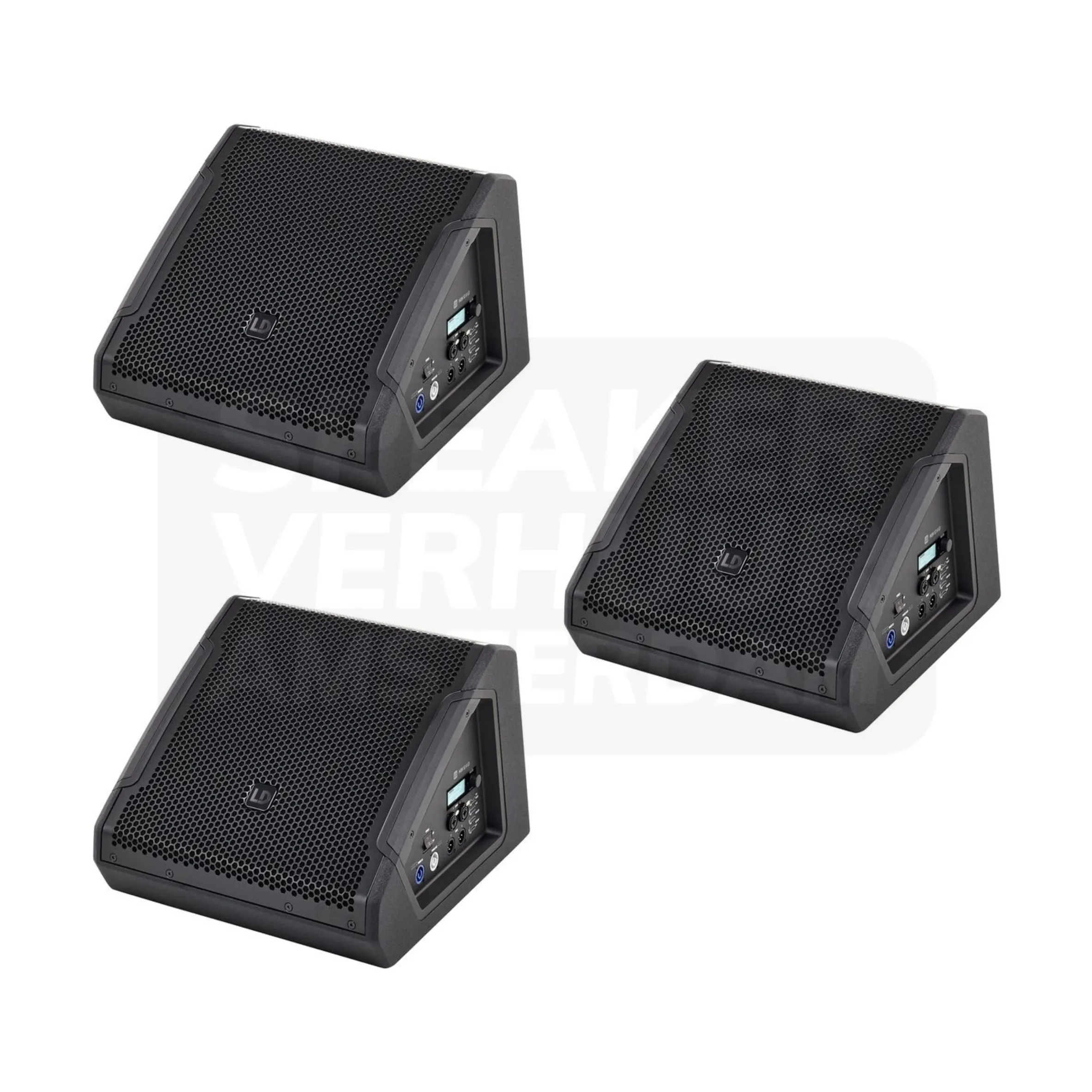 Actieve vloermonitor set huren - 3 stuks