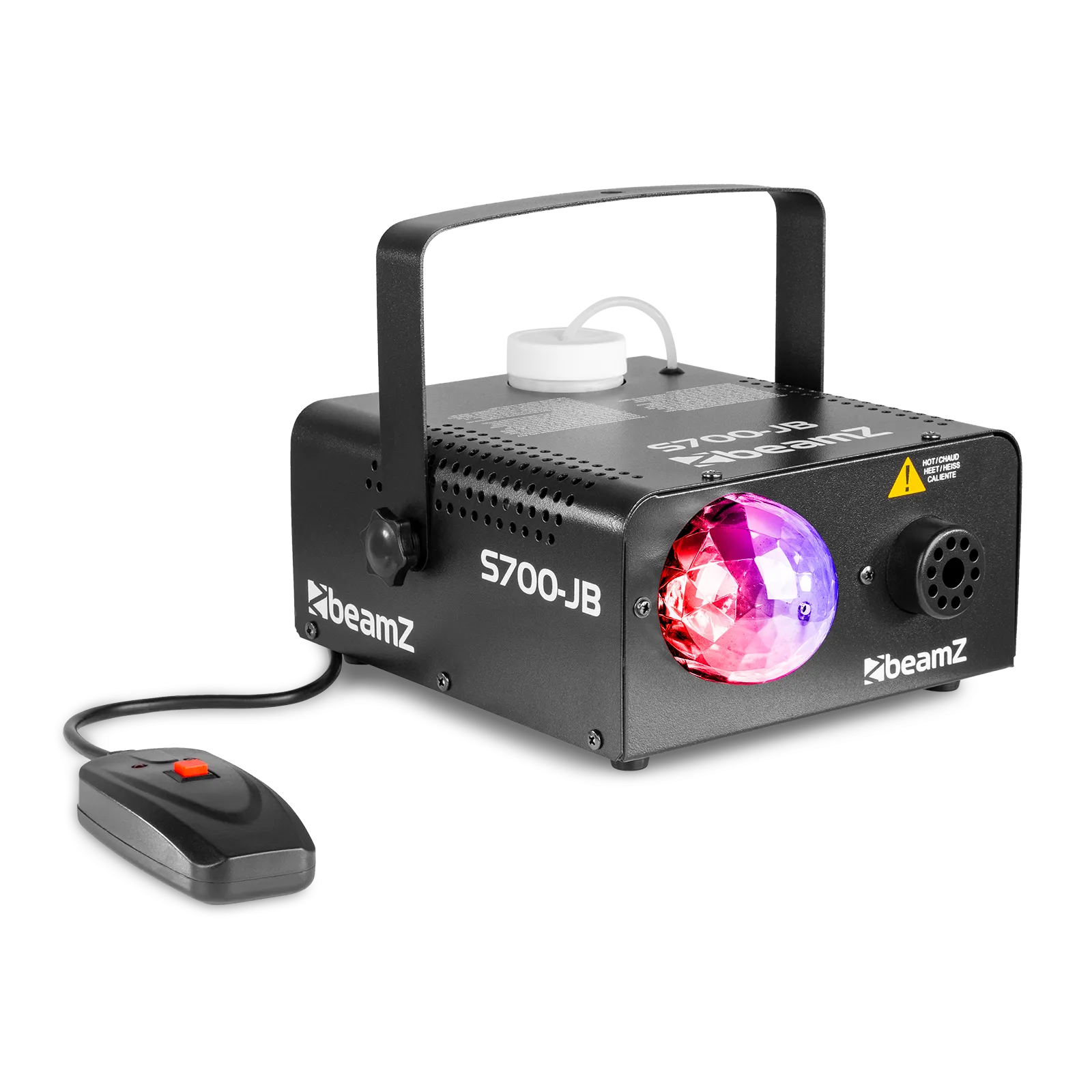 Rookmachine met discolamp huren