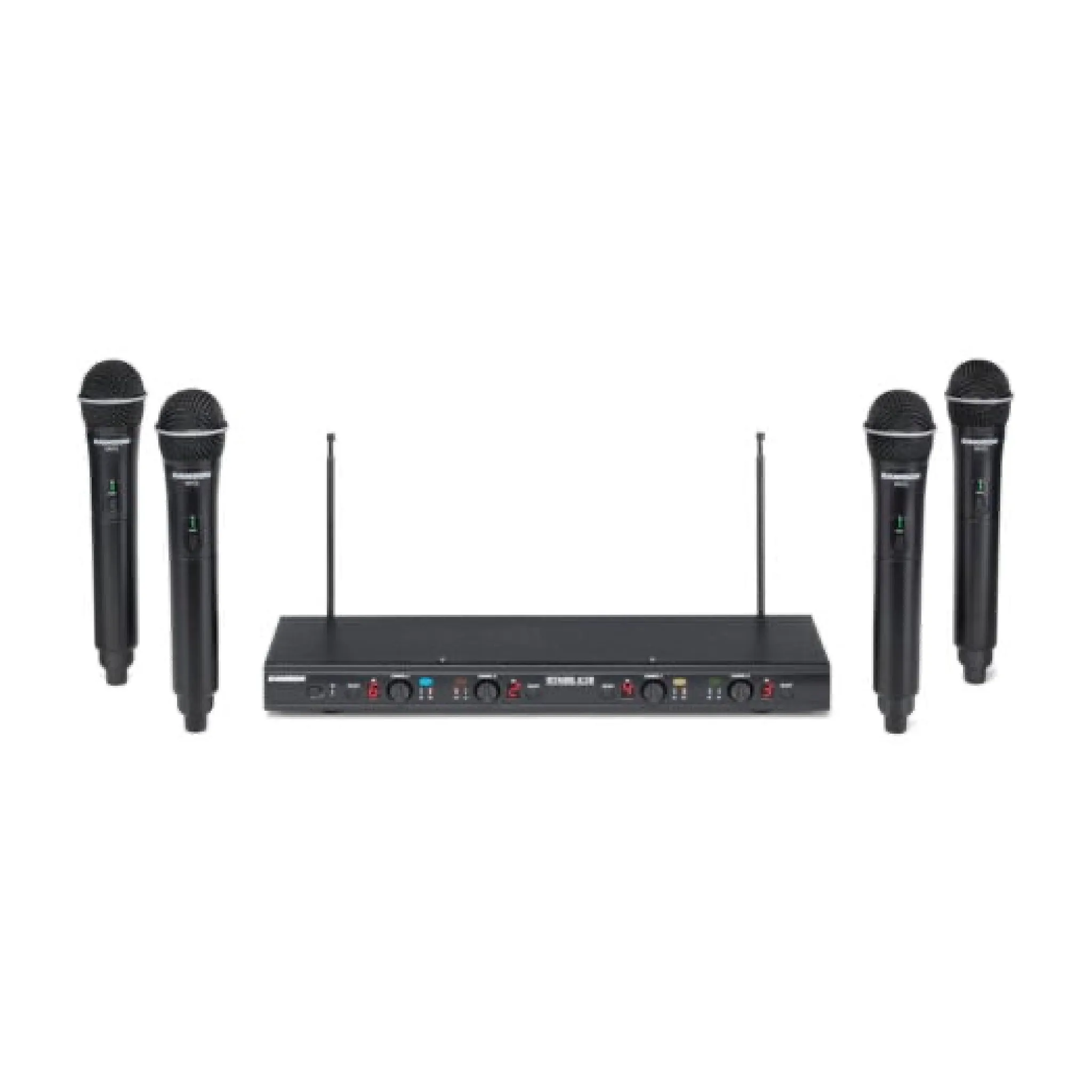 Draadloze microfoon set 4 huren