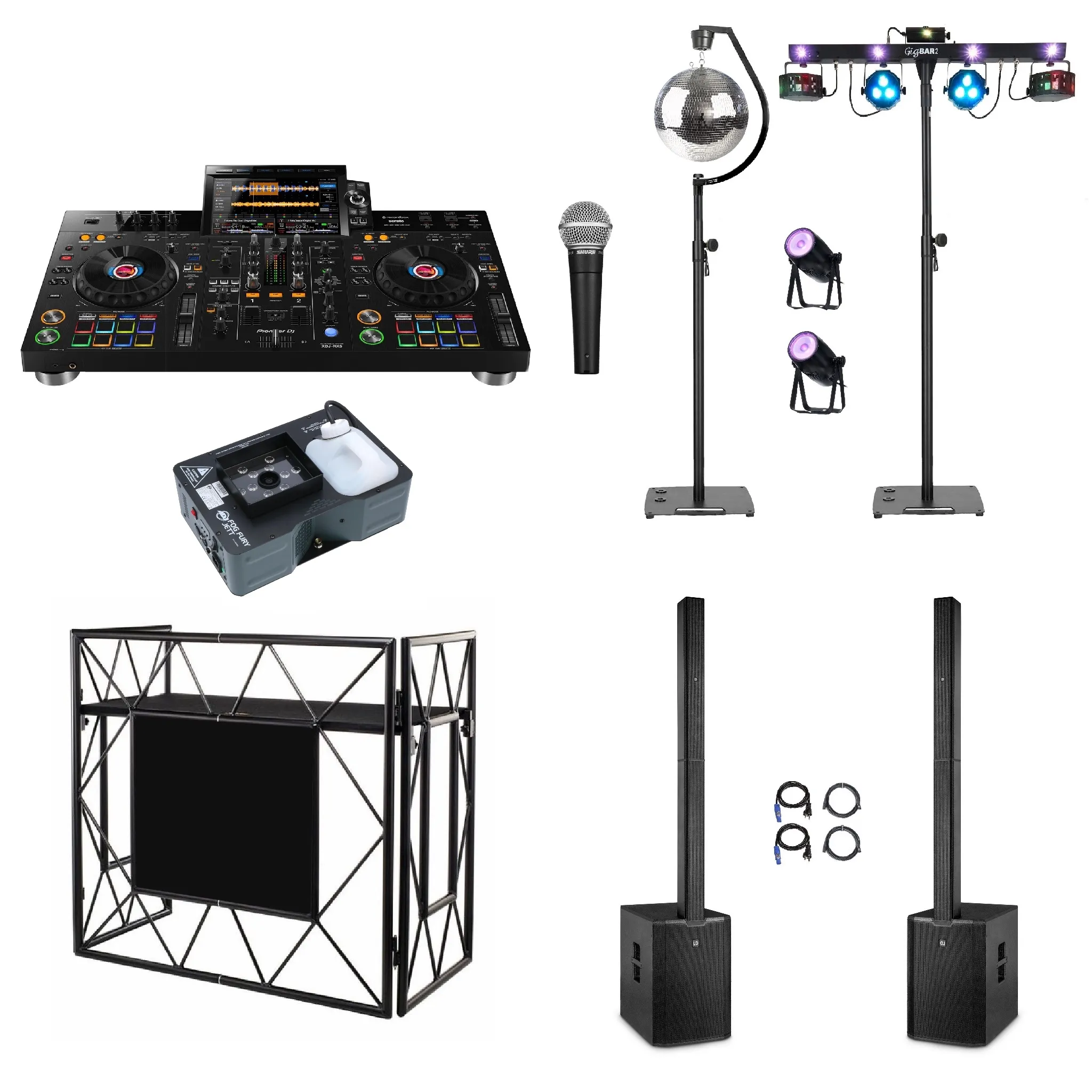 Bruiloft Geluid en Verlichting – Compleet pakket 150 personen huren