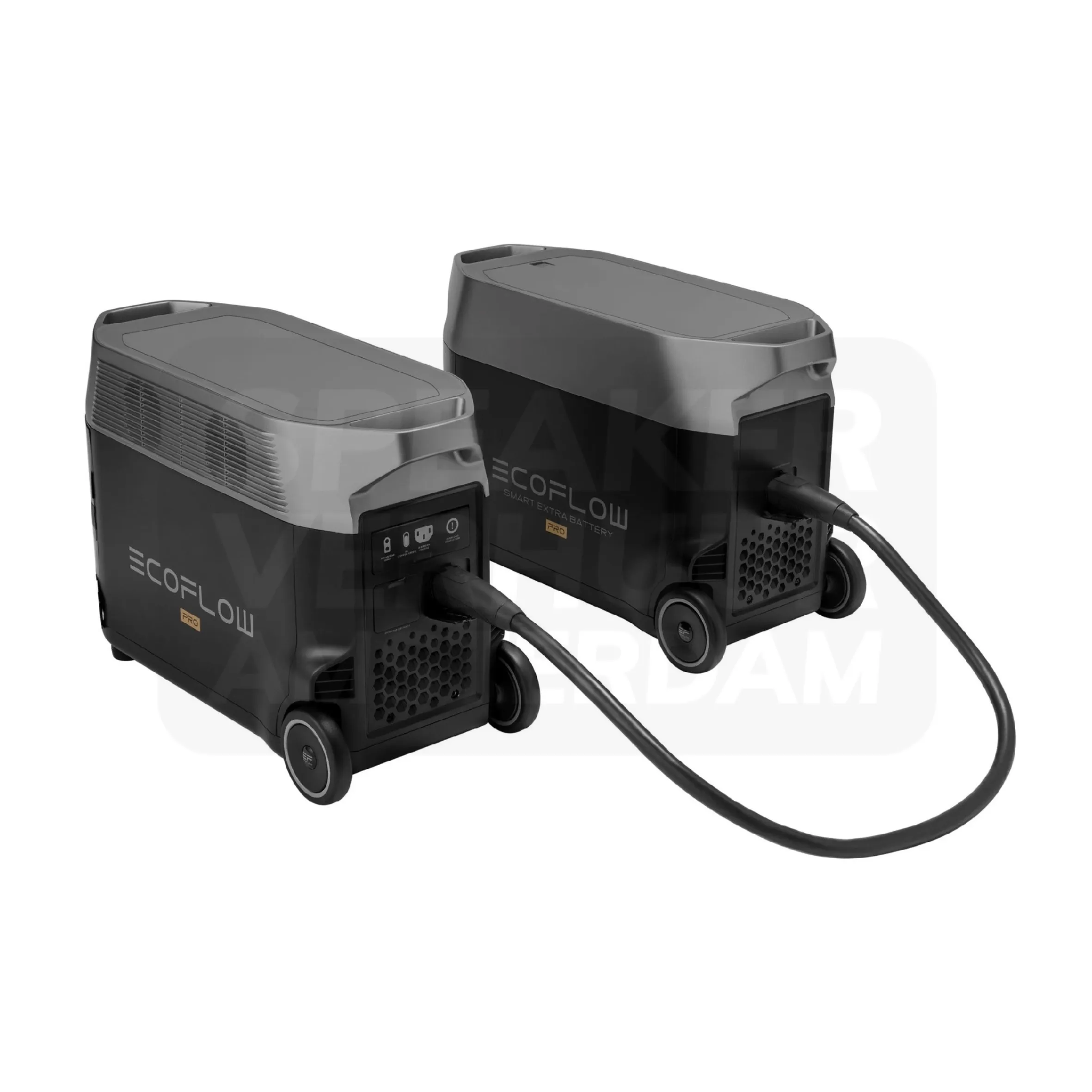 EcoFlow Delta Pro power station + extra accu 7200wh huren