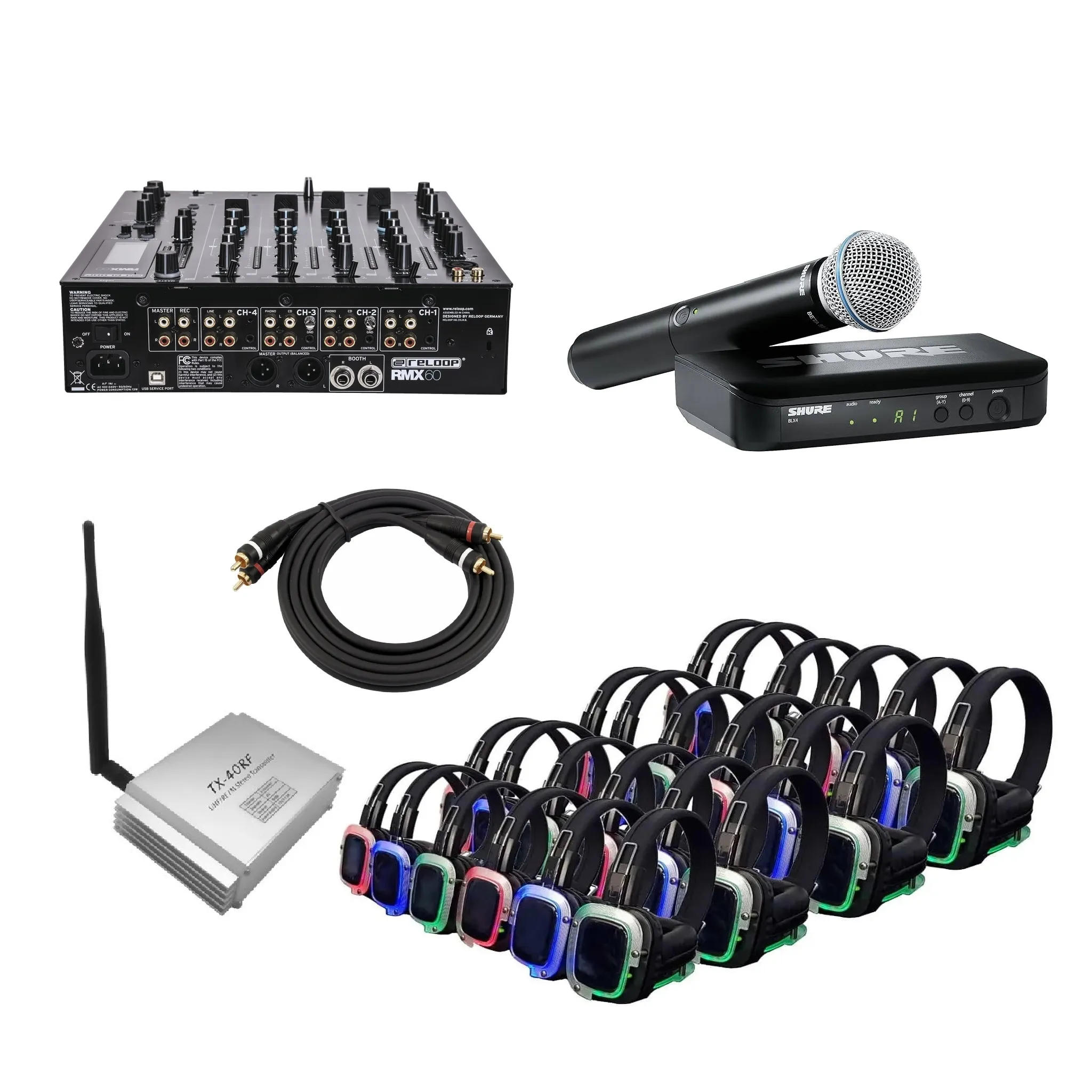 Silent presentatie set 20 personen huren