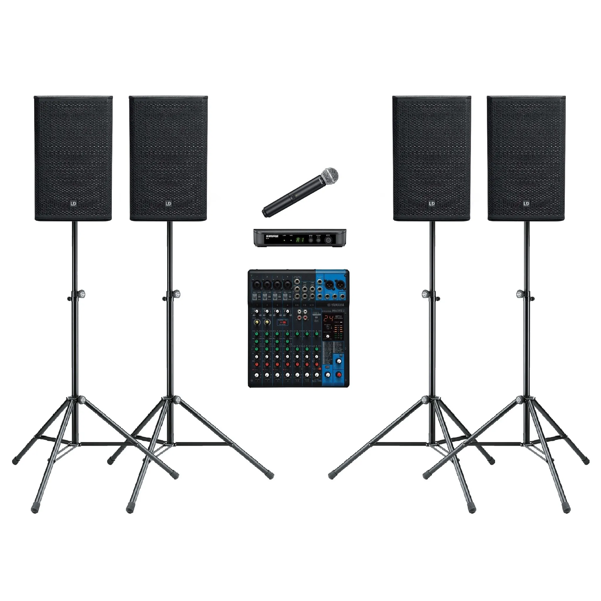 Presentatie set 300 personen huren