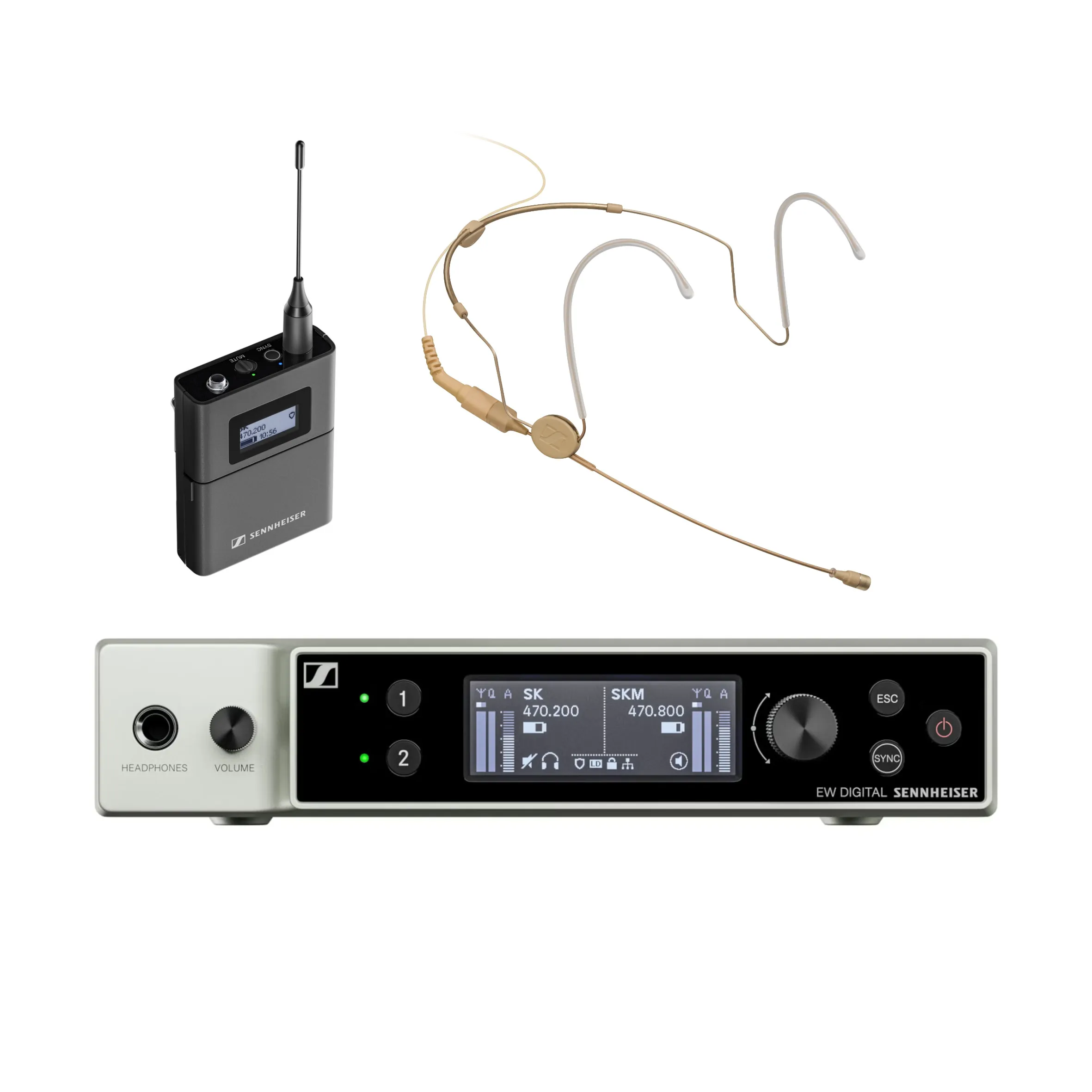 Sennheiser headset microfoon huren