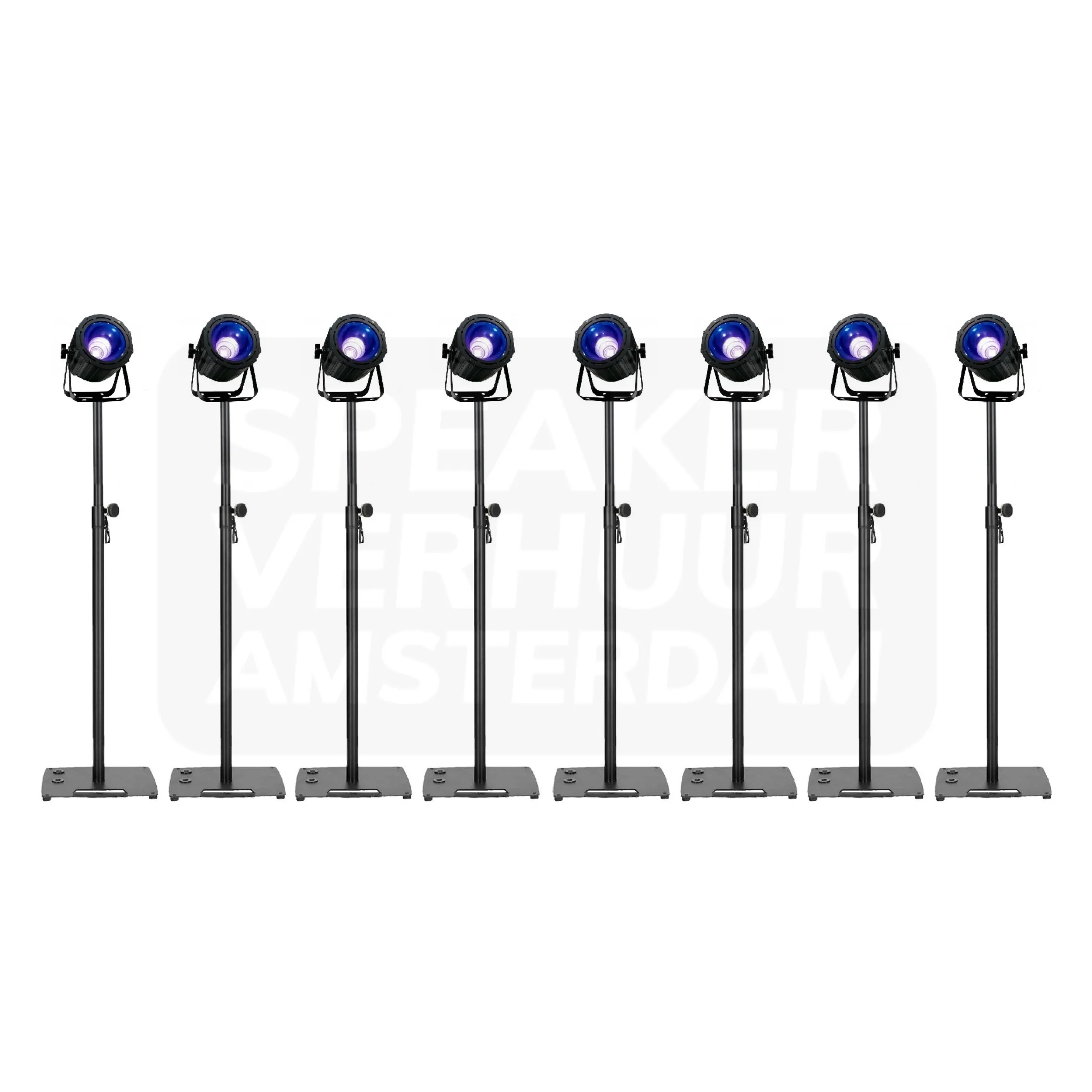 8x UV Blacklight op statief (450-600m2) huren