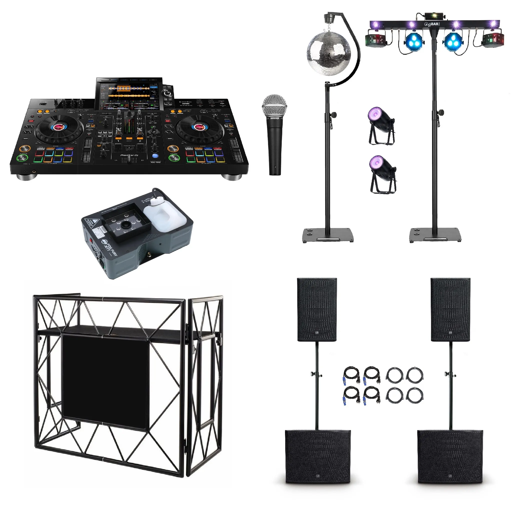 Bruiloft Geluid en Verlichting – Compleet pakket 250 personen huren