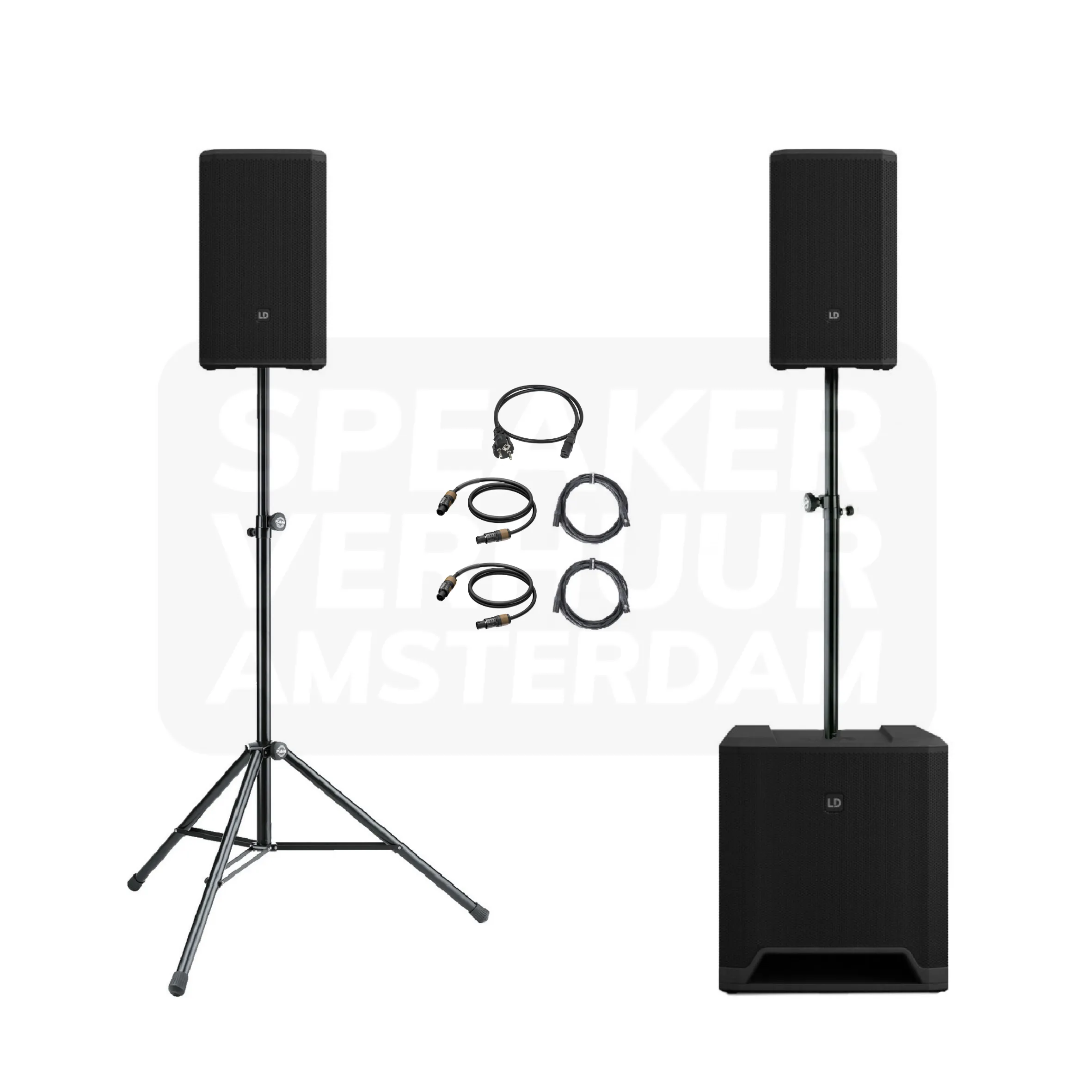 Speakerset 40 personen huren