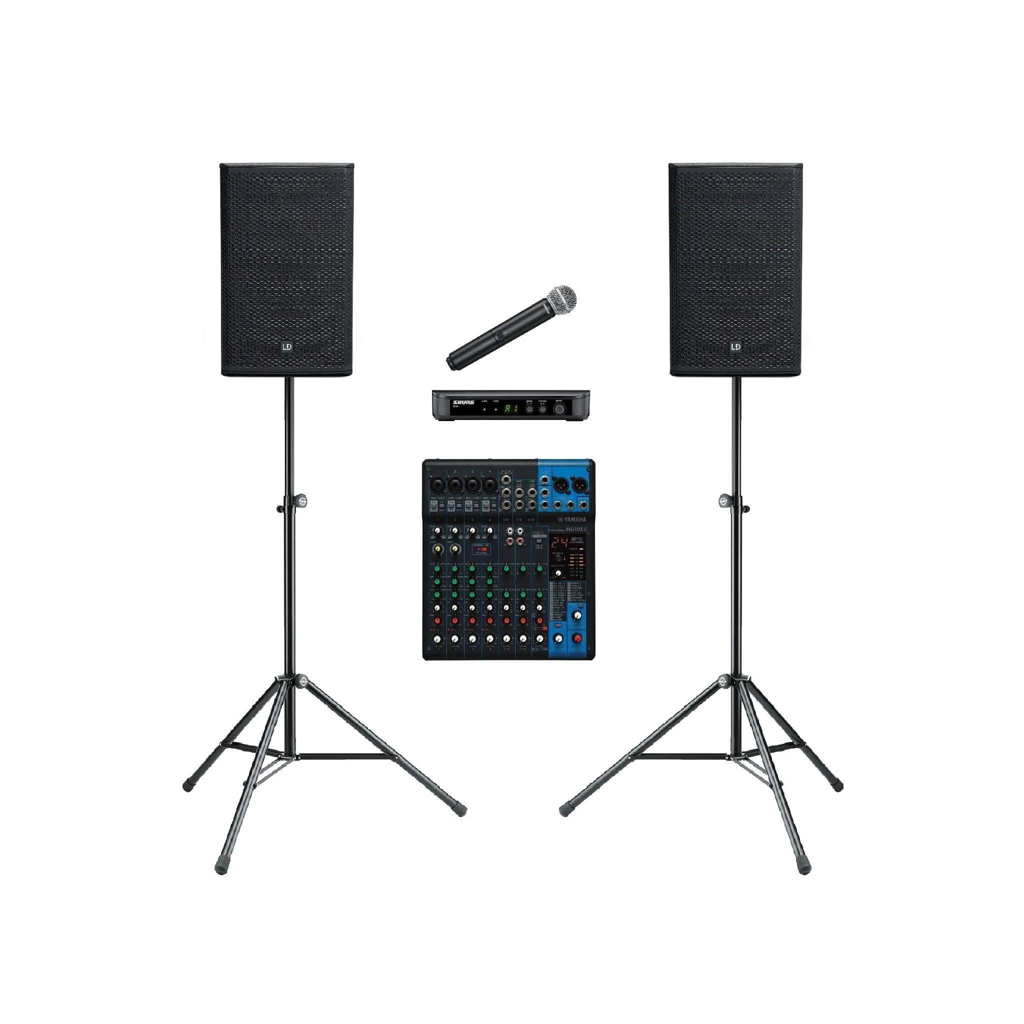 Presentatie set 150 personen huren