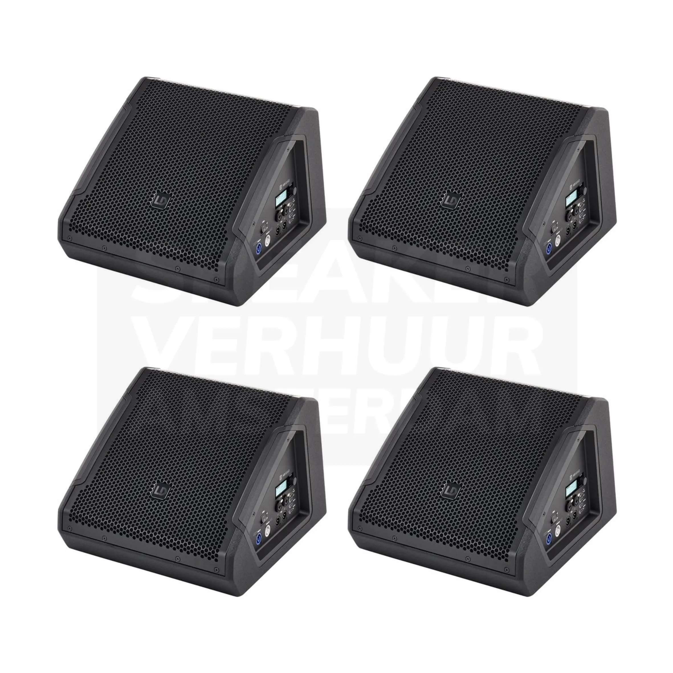 Actieve vloermonitor set huren - 4 stuks