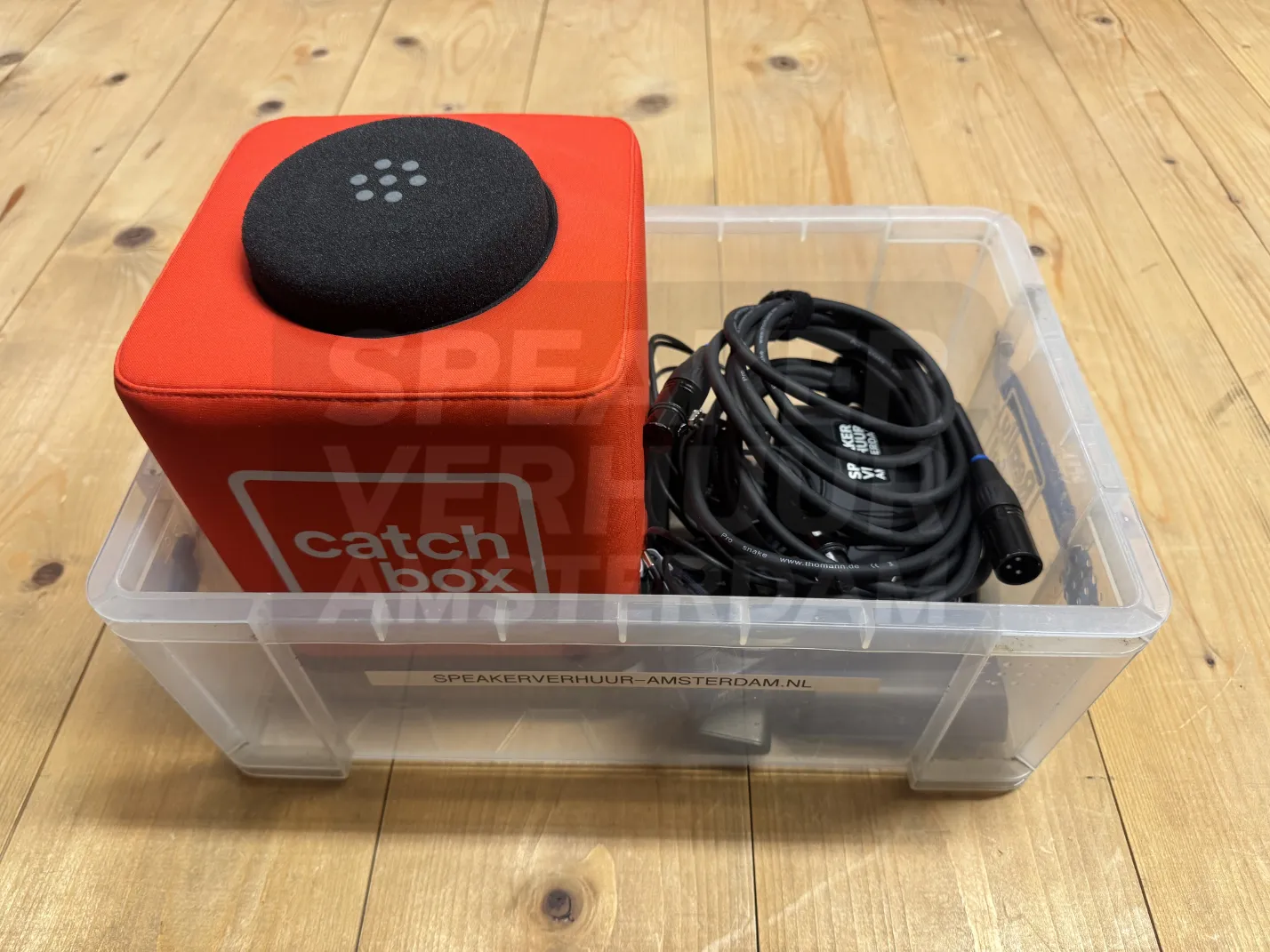 catchbox huren Amsterdam microfoon