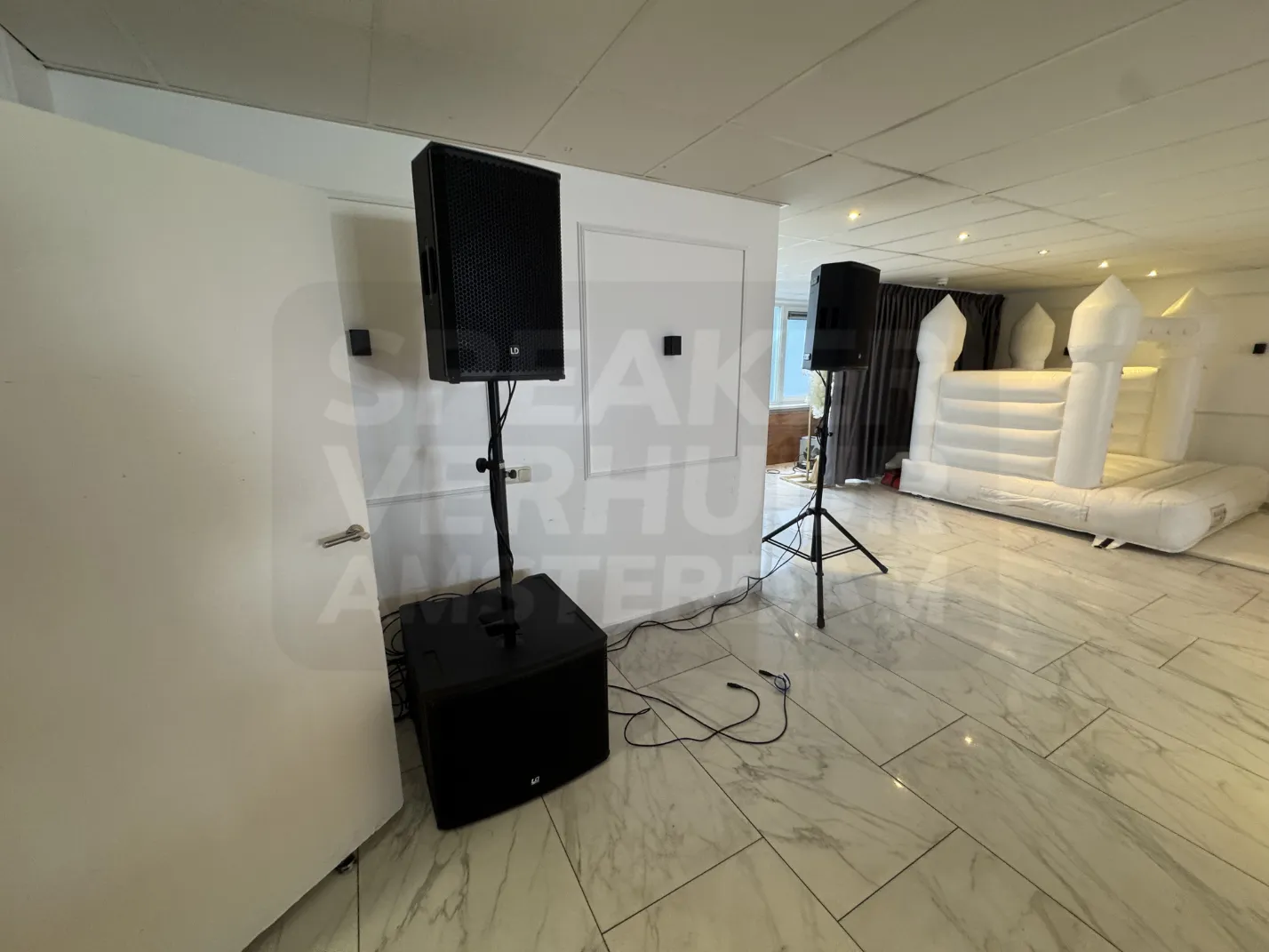 speakerset feestzaal Amsterdam West