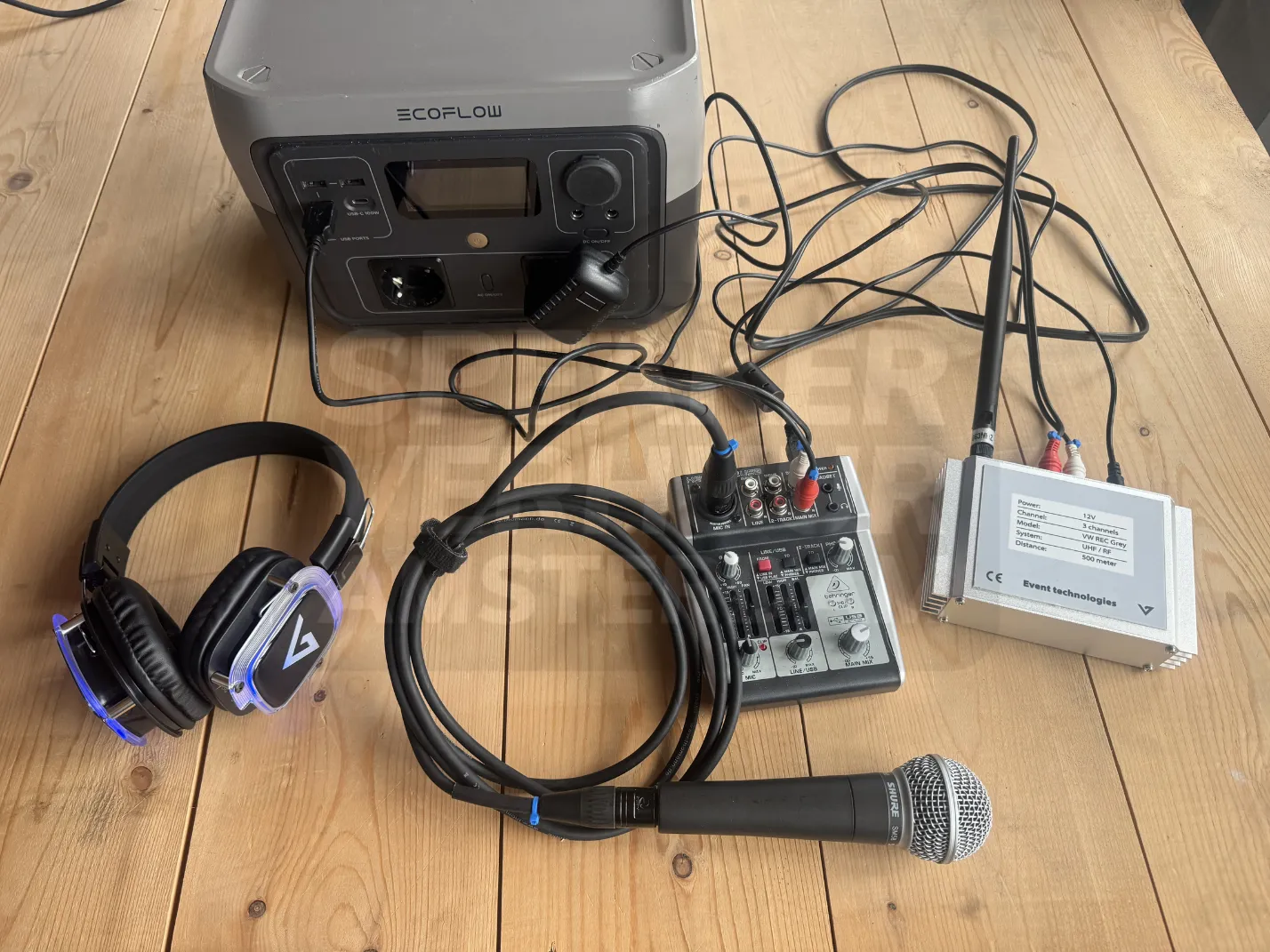 silent disco presentatie set Amsterdam
