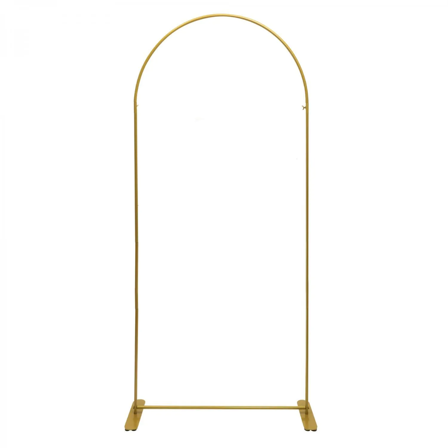 Gold Metal Arch Backdrop Stands