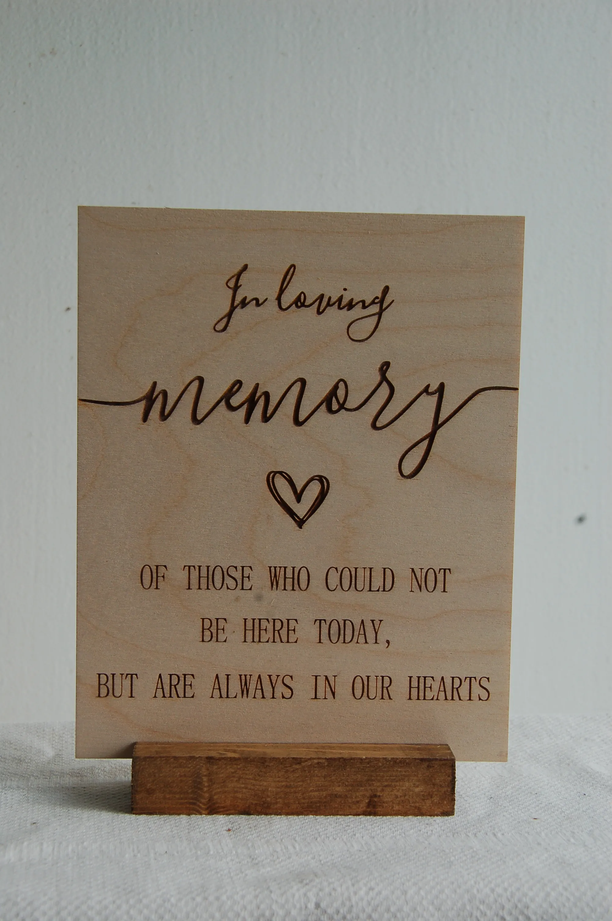 In Loving Memory Sign 8x10