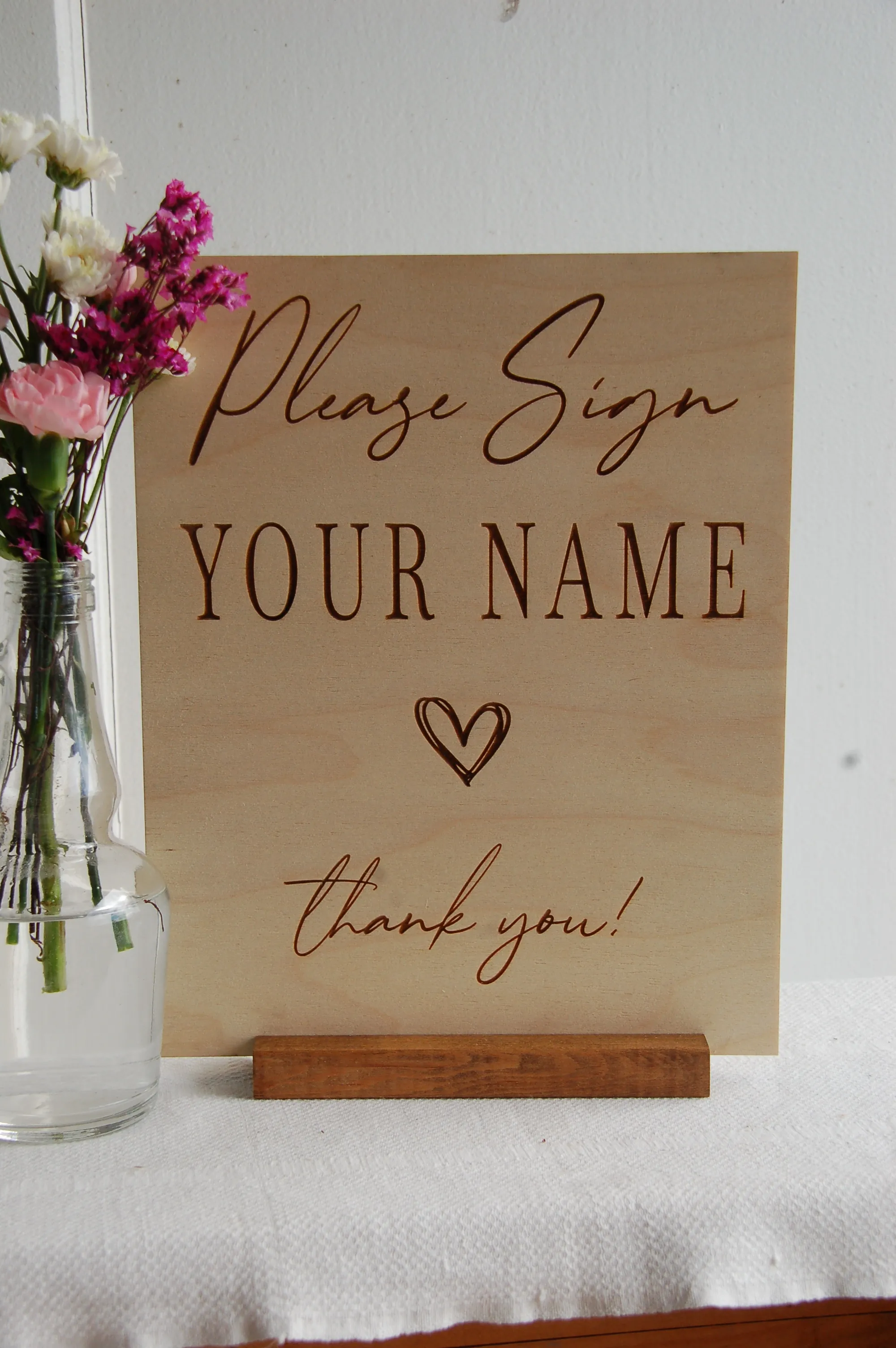 Please Sign Your Name Sign 8x10