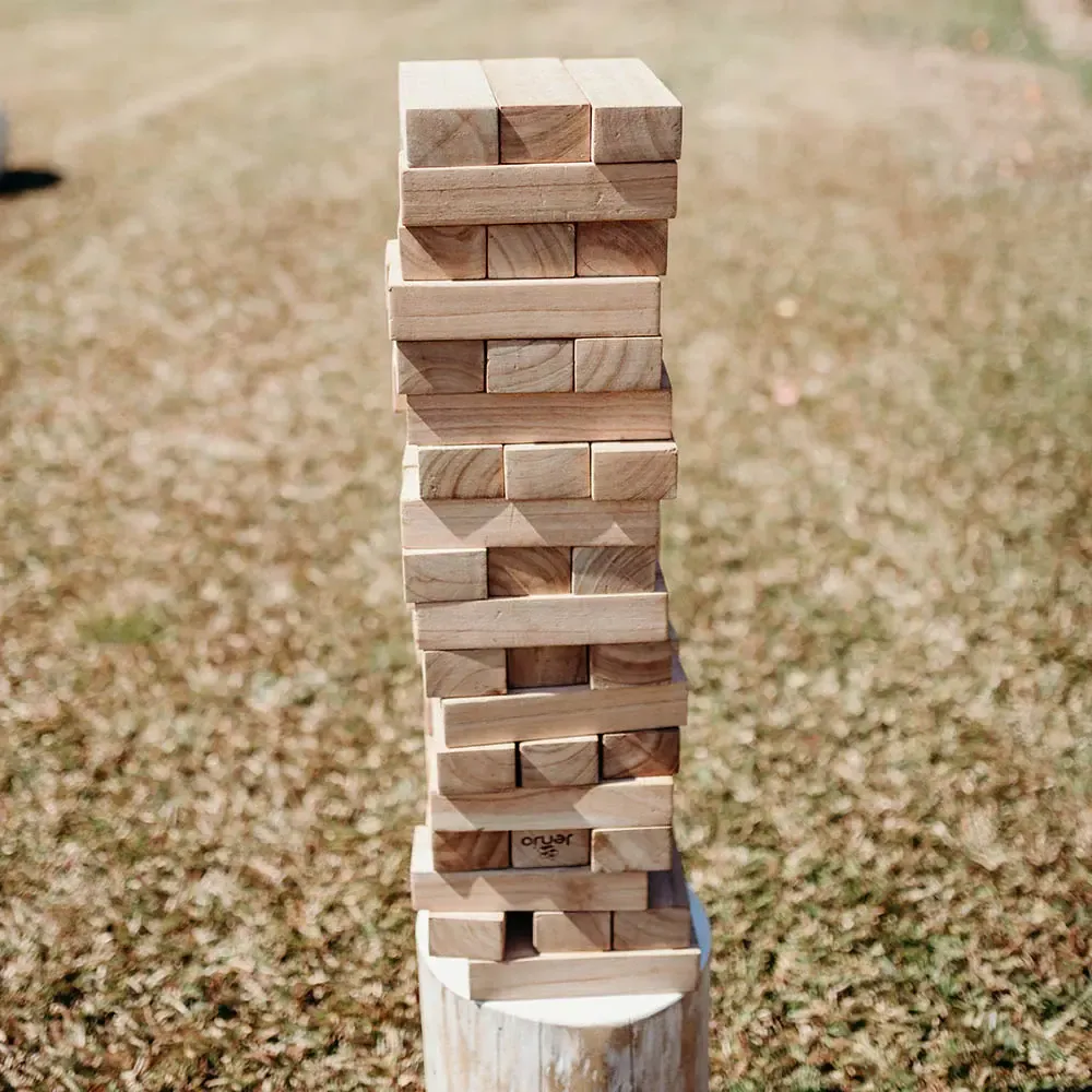 Yard Jenga Game