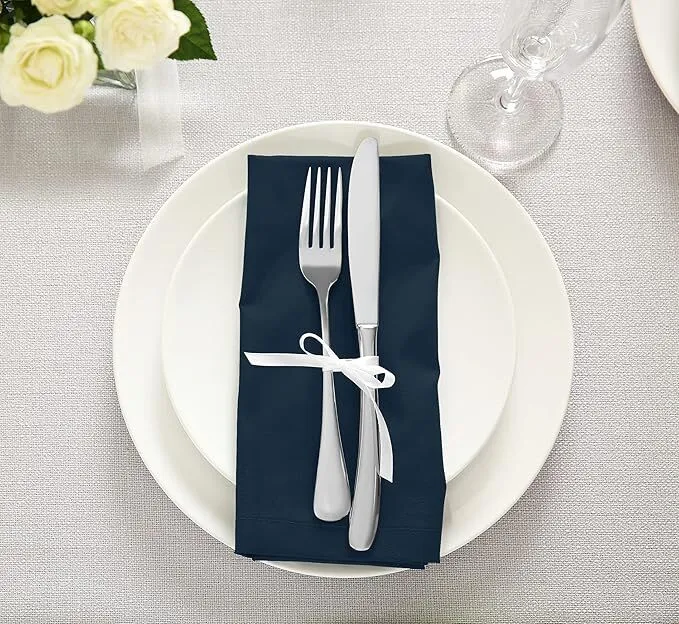 Navy Blue Dinner Napkins