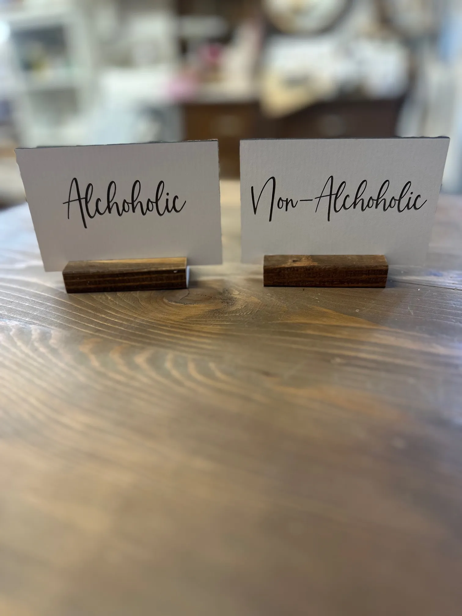 Alcoholic & Non-Alcoholic Signs