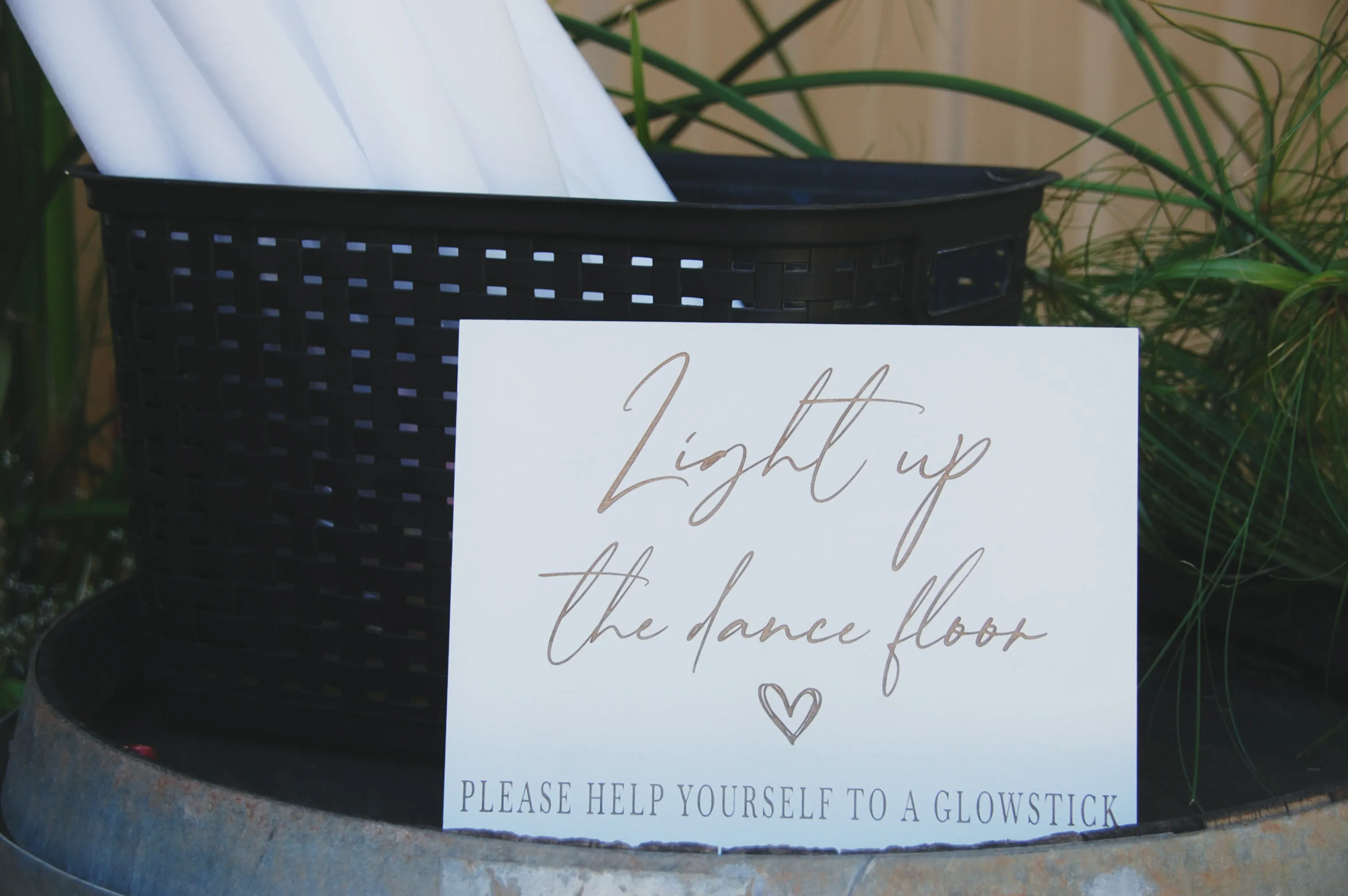 Light up the dance floor sign - 8x10