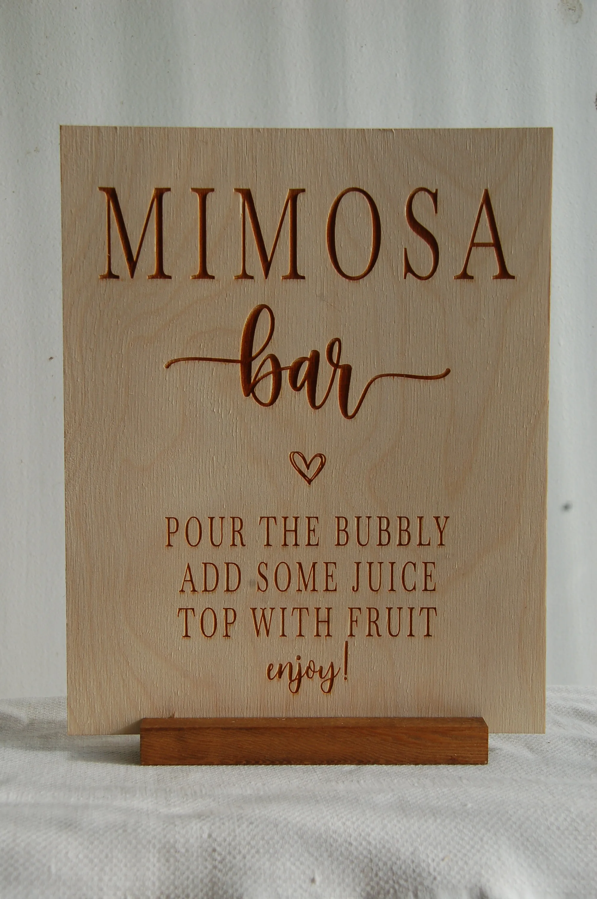 Mimosa Bar Sign 8x10