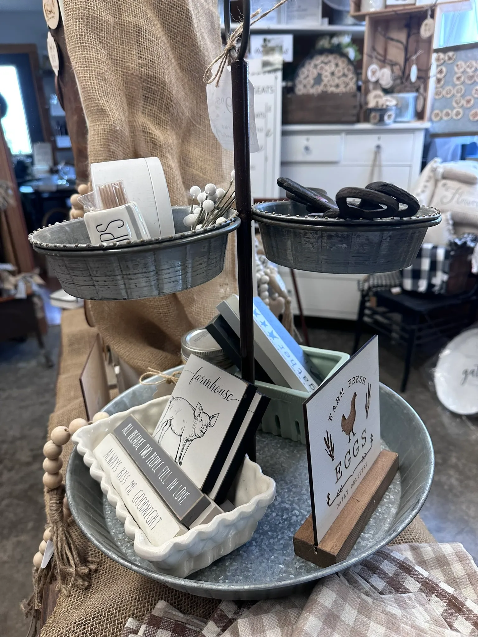 Galvanized Tier Tray