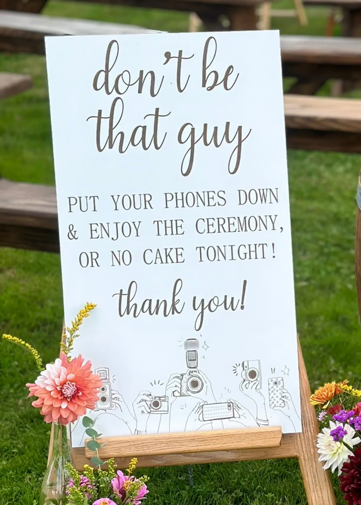 Don't be that guy Sign 17x26