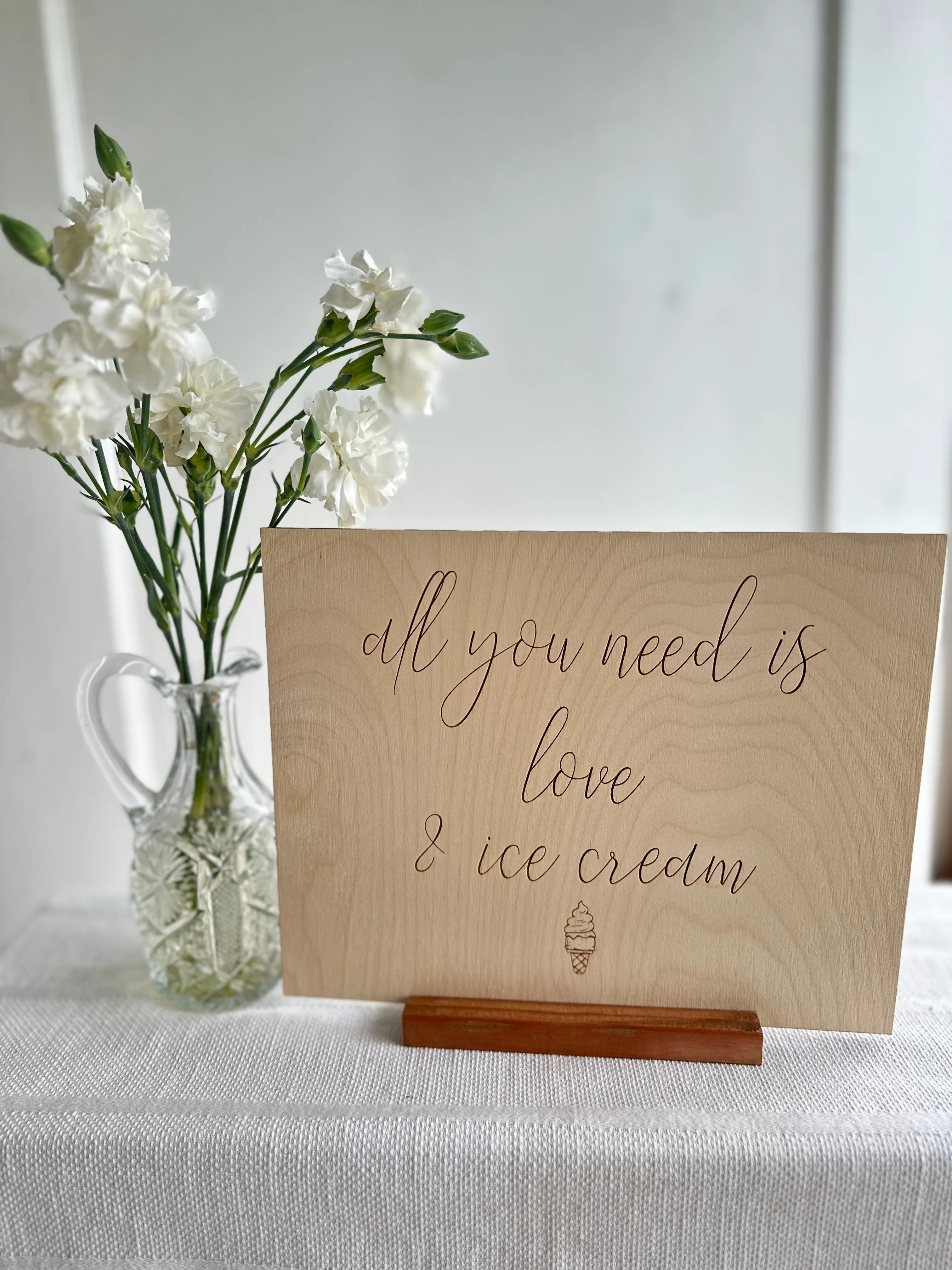 Scoops of Love Sign 8x10