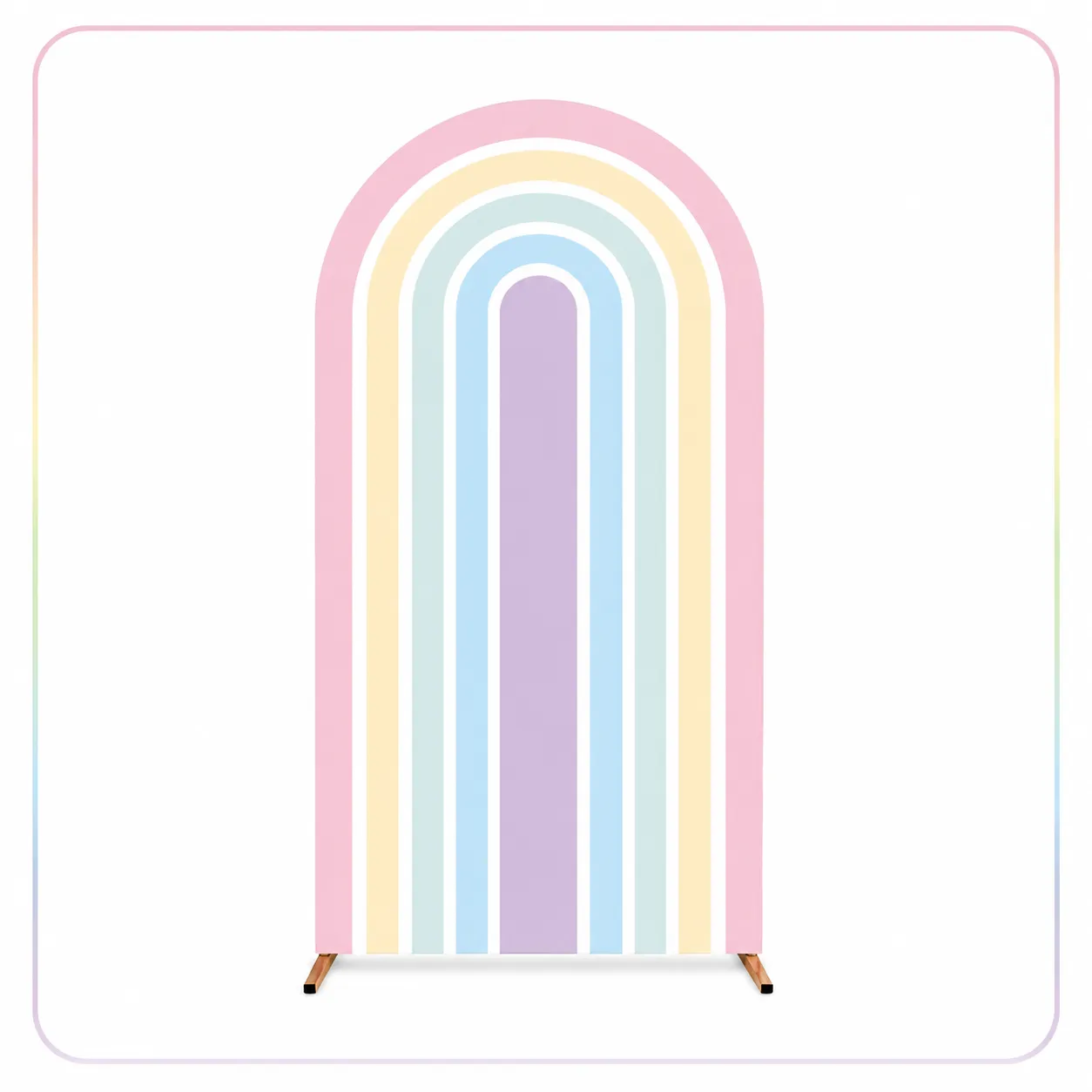 Rainbow Backdrop Cover