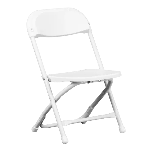 Kids White Folding Chair