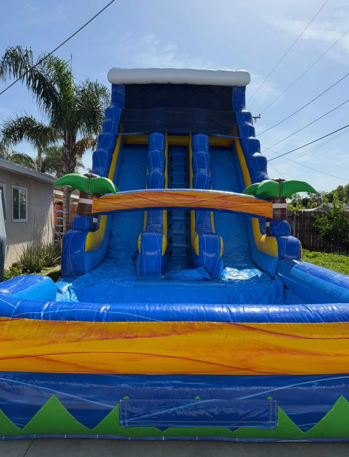 20 Ft Double Water Slide