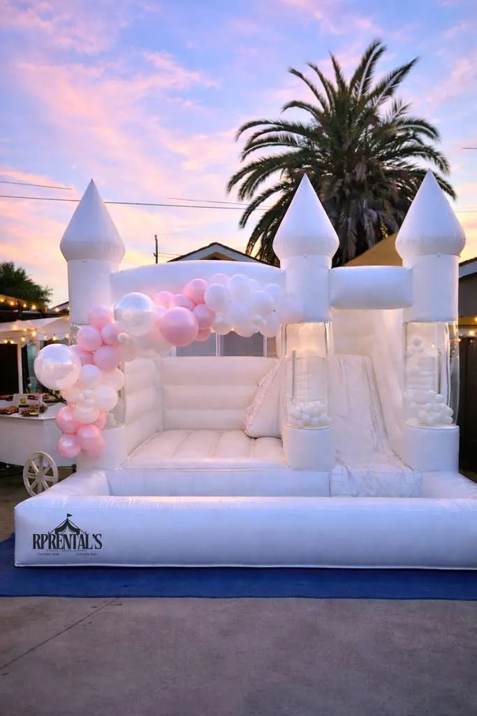 White Bounce House 