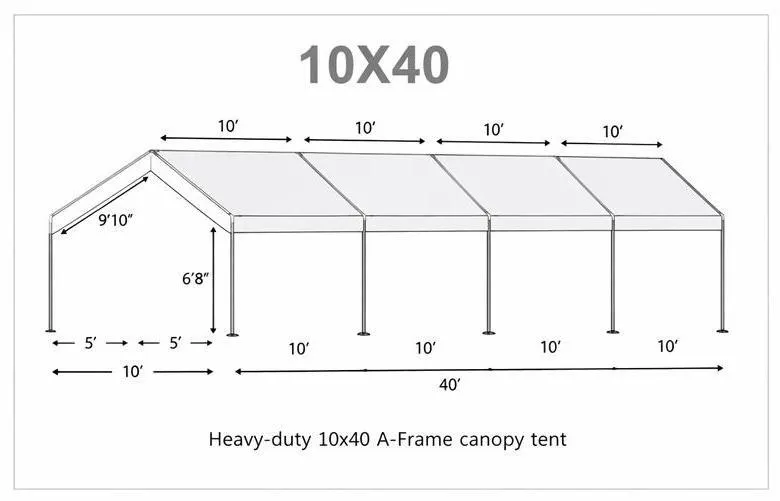 10x40 Tent 