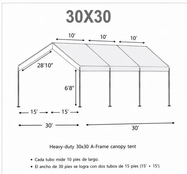 30x30 Tent
