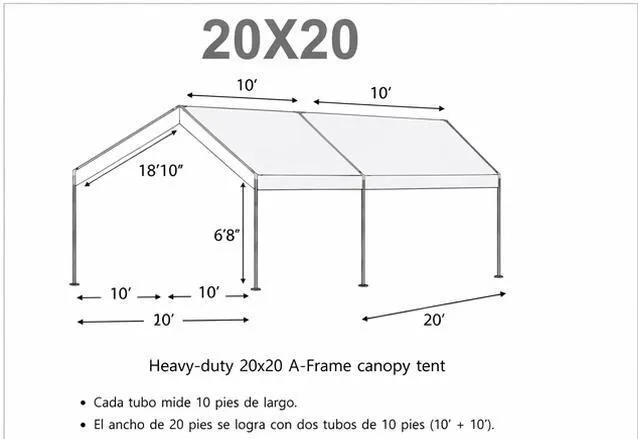 20x20 Tent