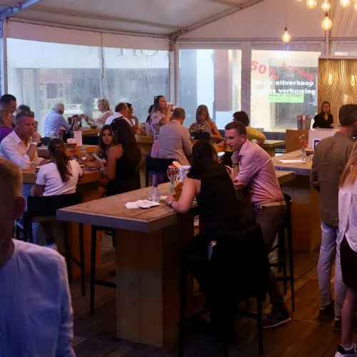 Statafel 8 personen - hout