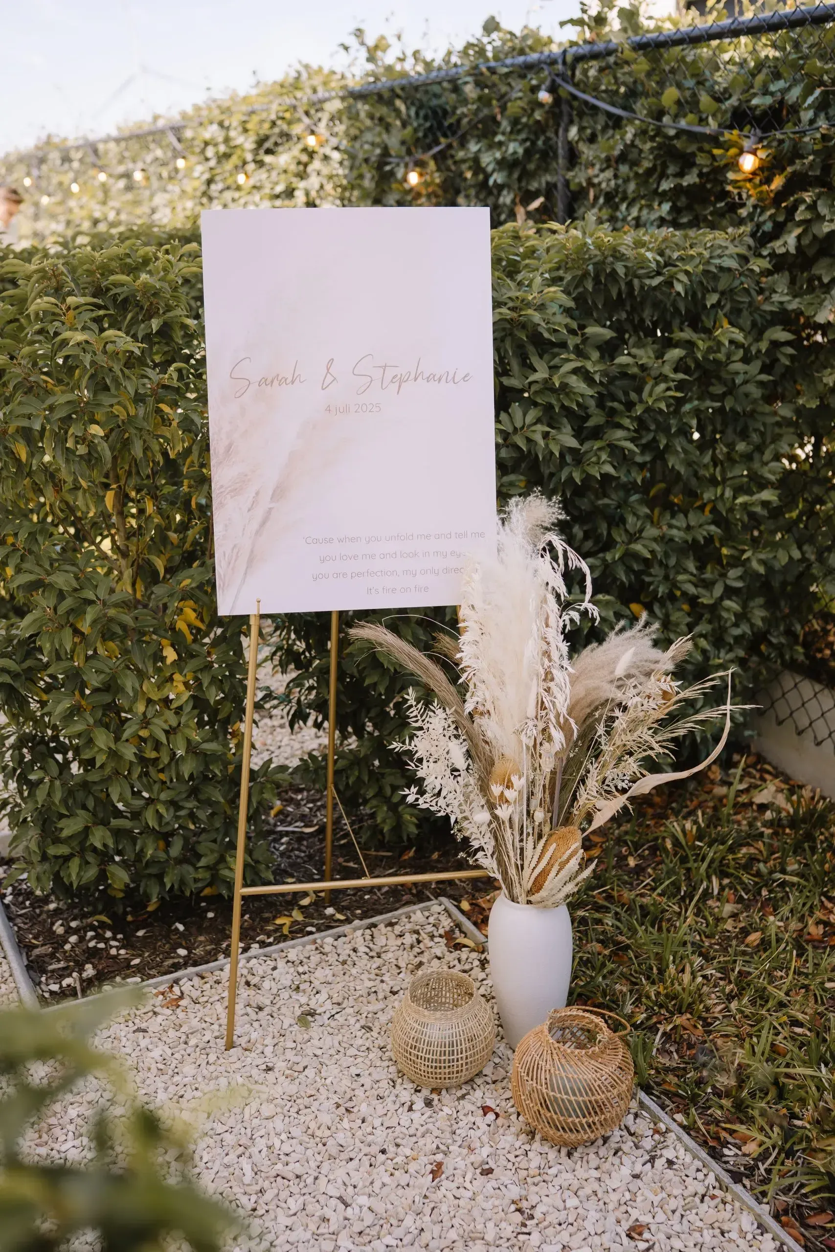 Schildersezel - goud