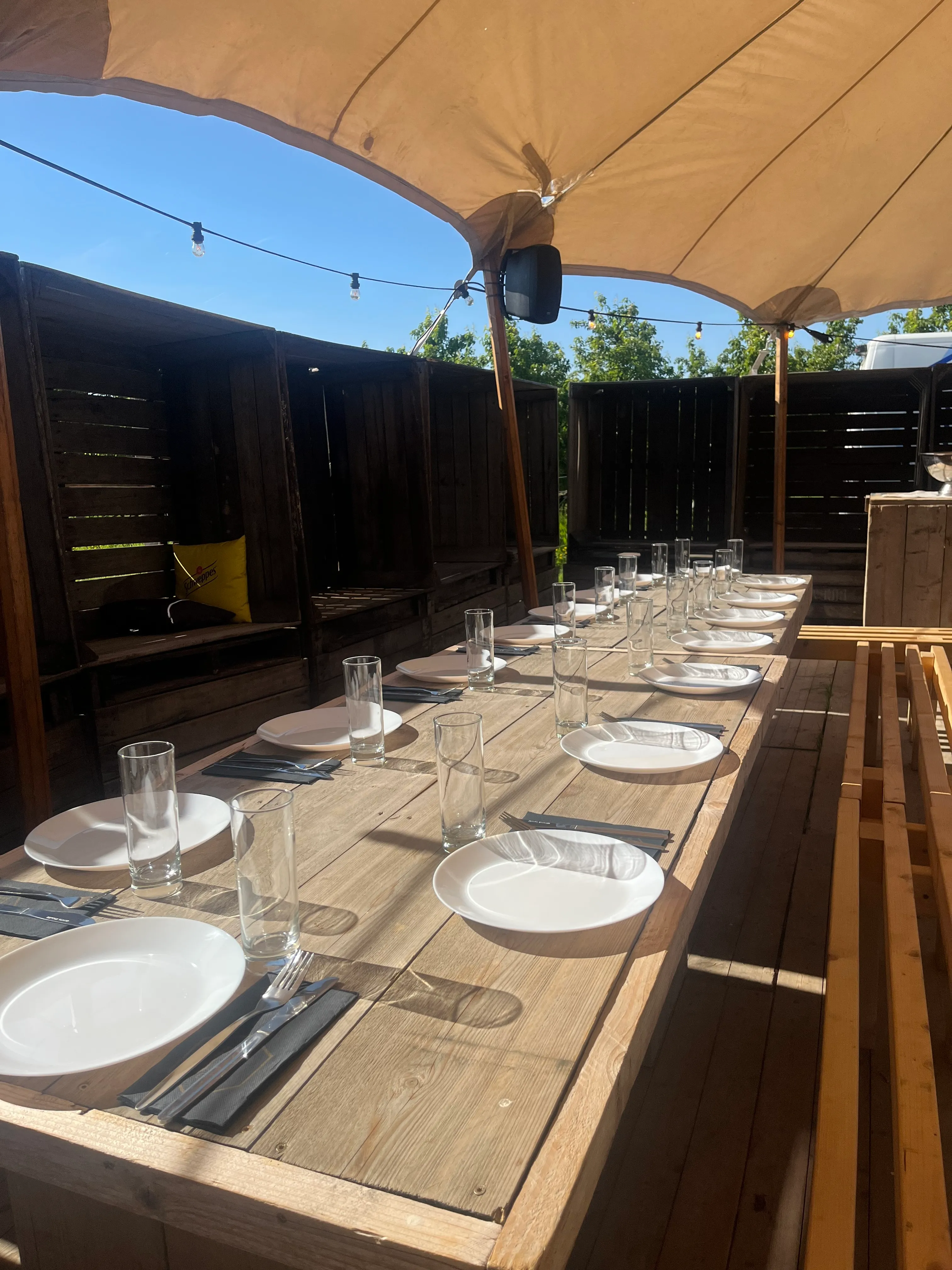 Tafelblad (8 personen) - hout 