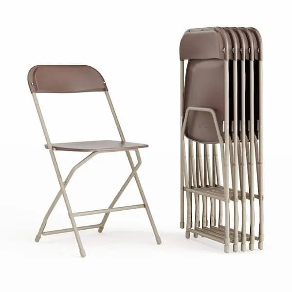 Brown Folding Chairs