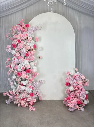 Backdrop bloemstuk – Roze