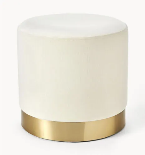 Poef – Crème Witte Zitpoef