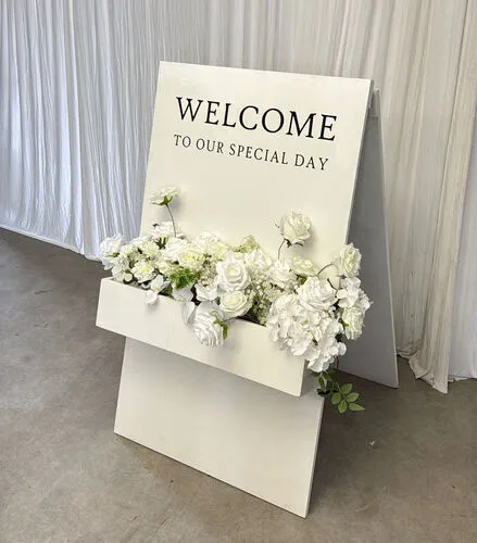 Welkomstbord – Bloemen