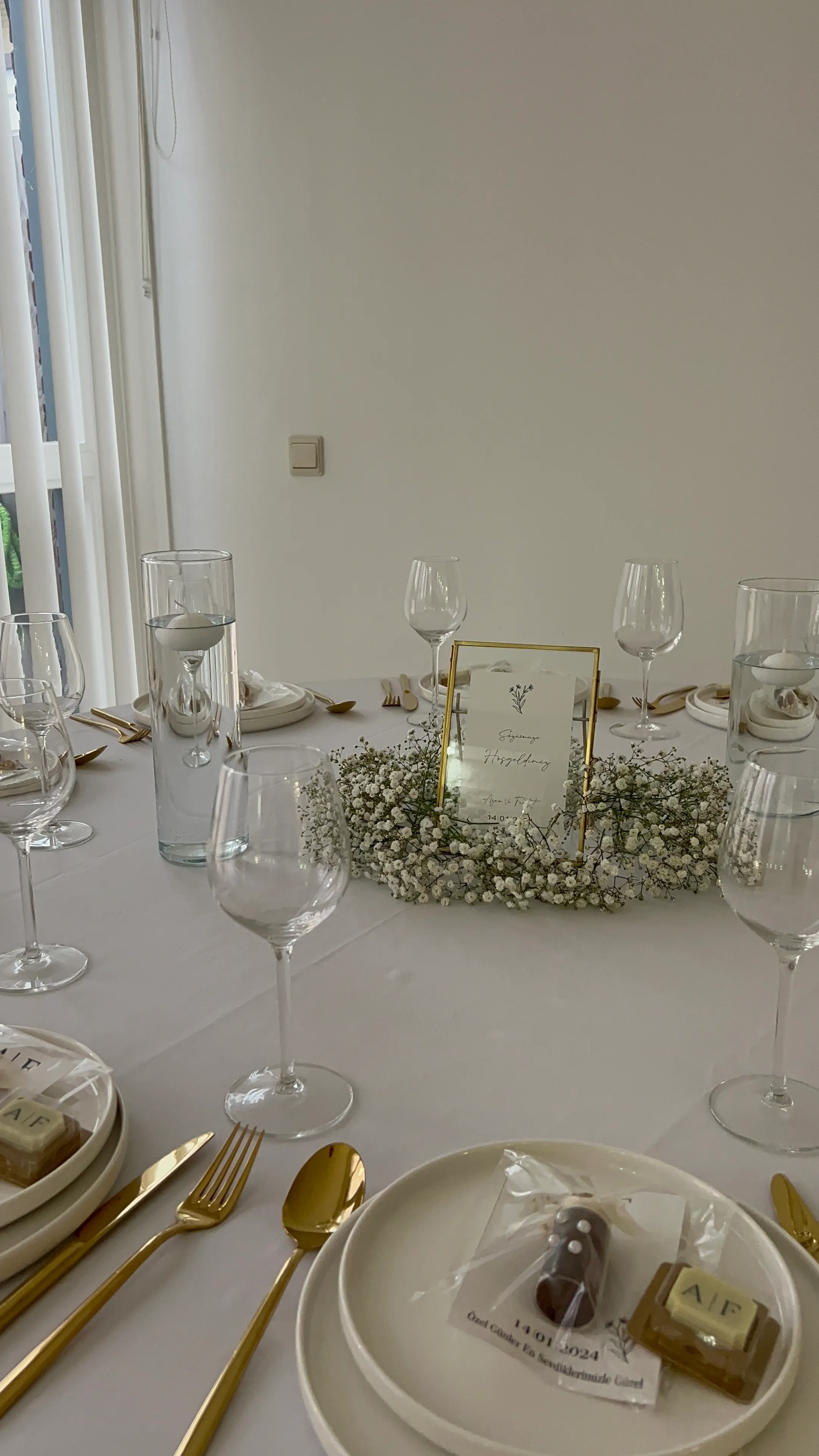 Tablesetting Gips