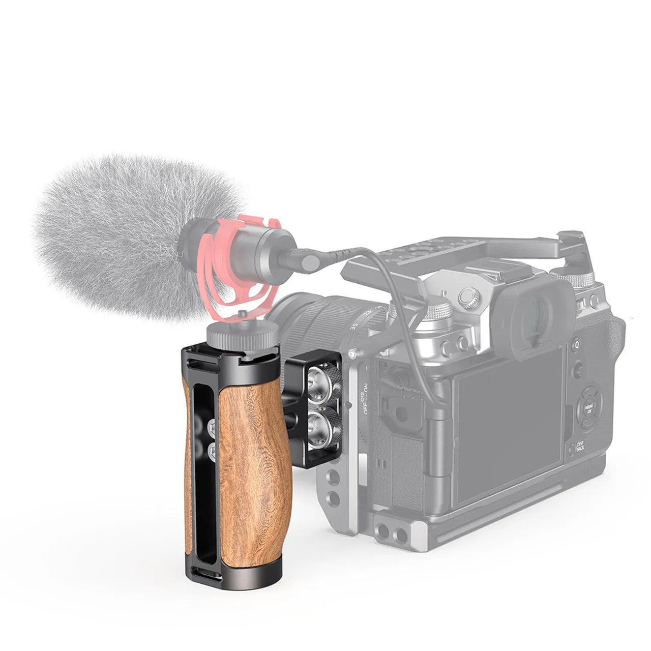 Бокова ручка для Клітки Cage SmallRig 2913 Wooden Mini Side Handle