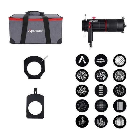 Проекційна Насадка Aputure Spotlight Mini Zoom for LS 60d and 60x + Iris Діафрагма