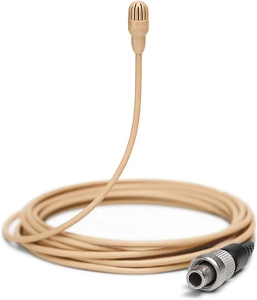 Shure TwinPlex Omnidirectional Lavalier Microphone, Tan