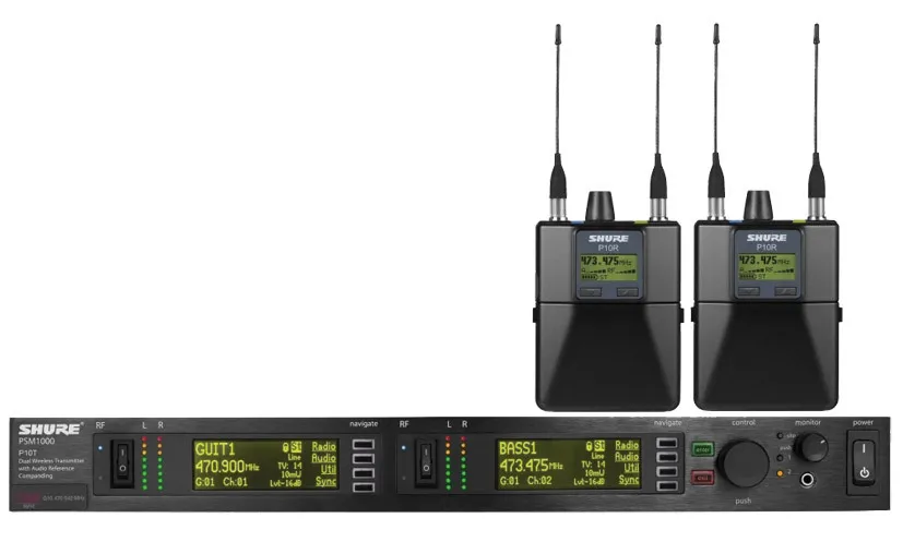 Shure PSM1000 Dual Wireless In-Ear Monitor System